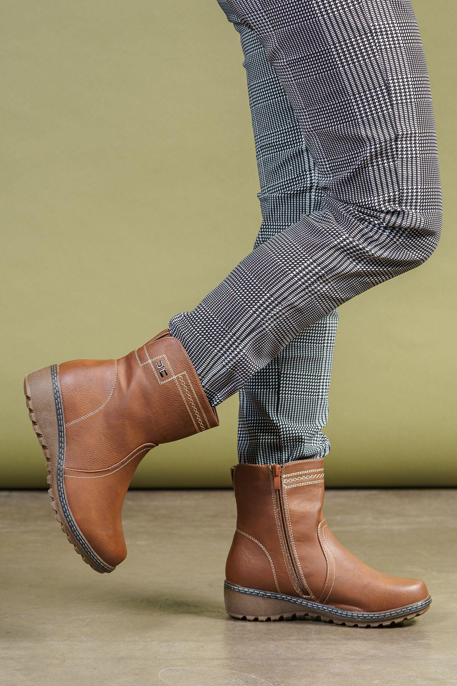 Botín Mujer Café Moran Chinitown-1