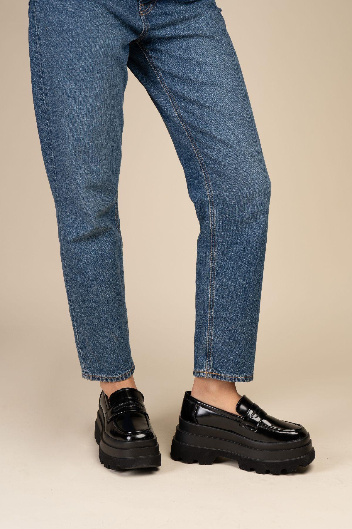 Mocasín Casual Mujer Negro Phoebe Chinitown-1
