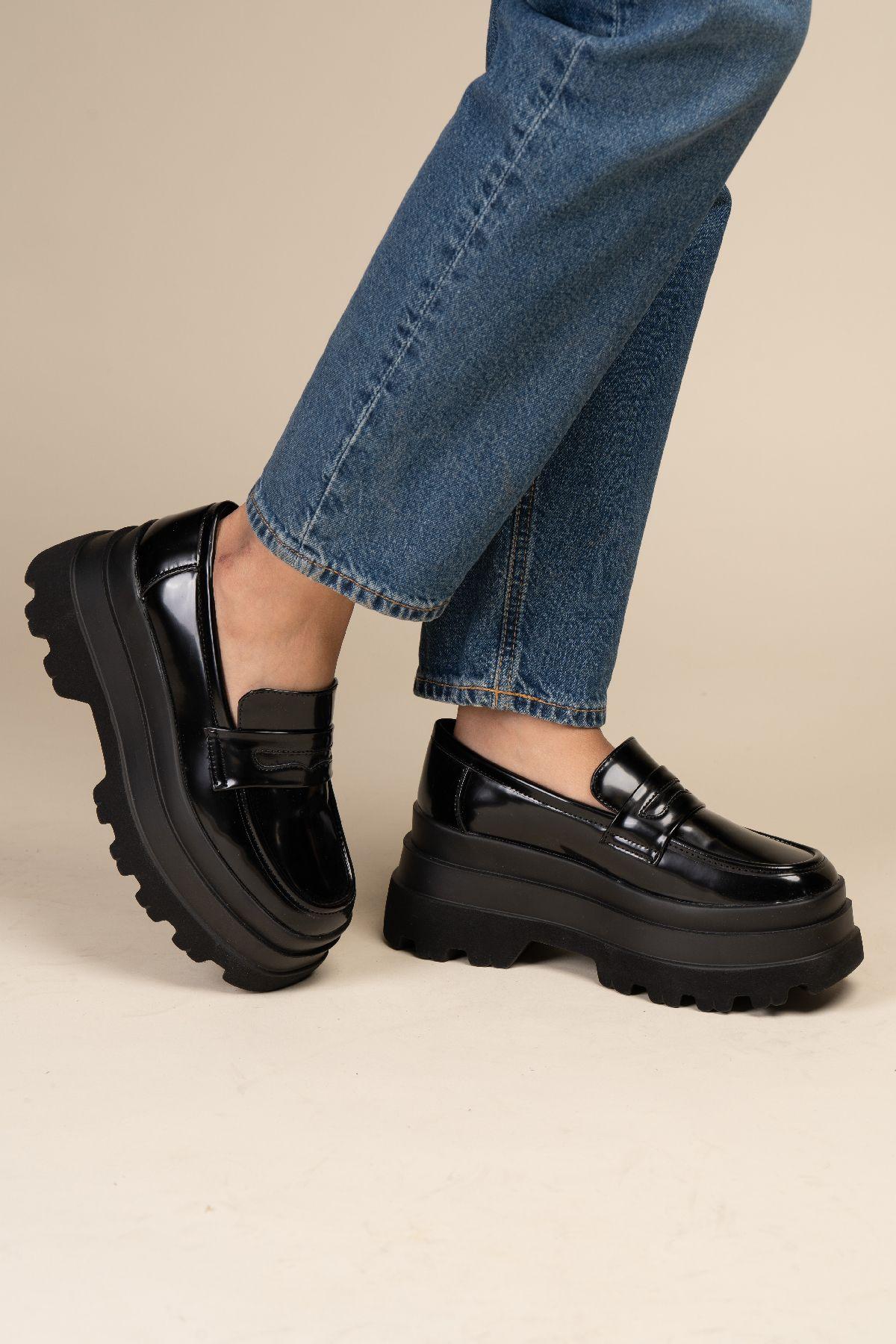 Mocasín Casual Mujer Negro Phoebe Chinitown-3