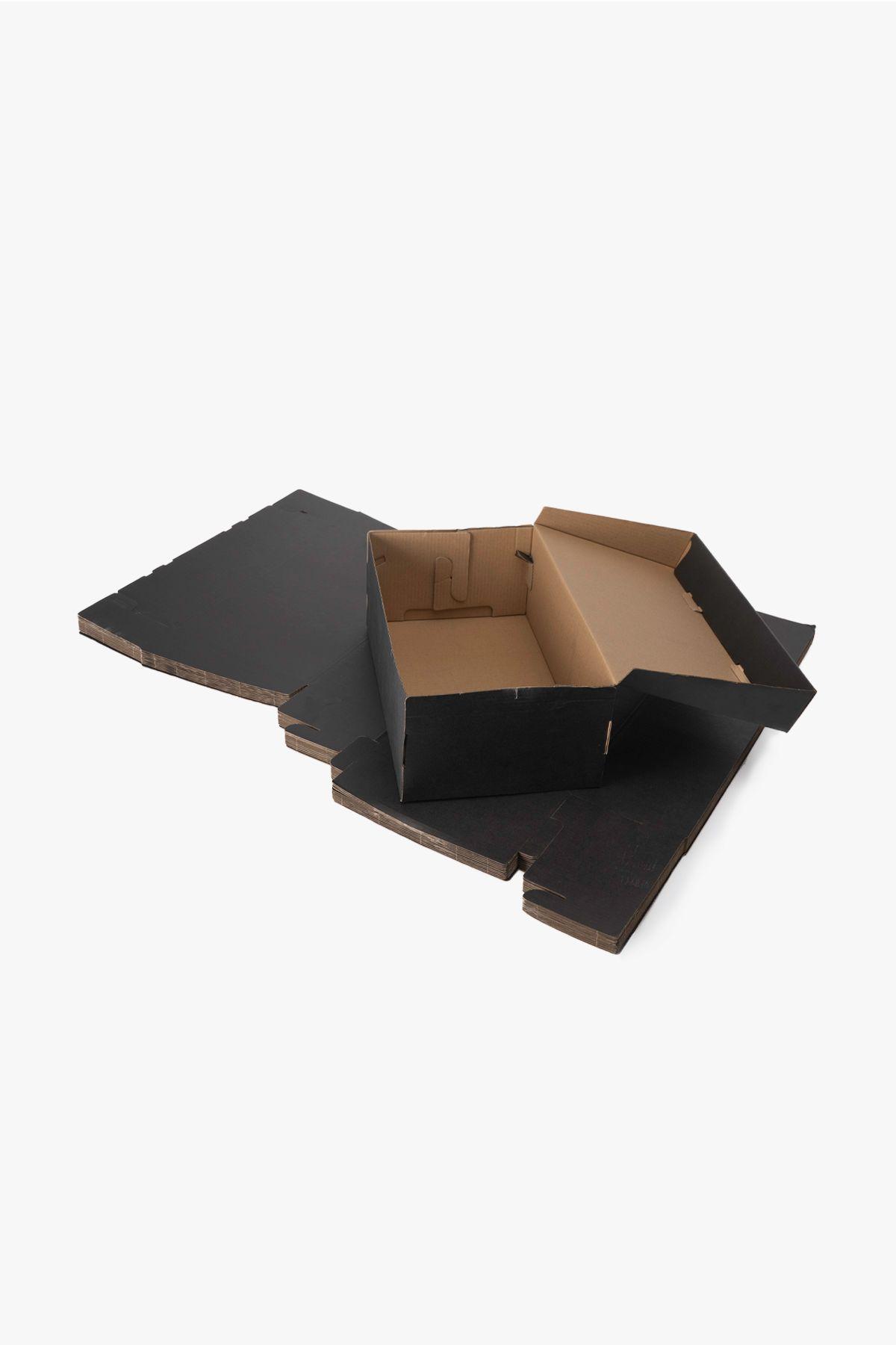 Pack 50 Cajas Envío Calzado 33x20x13 cm Negro Chinitown-7