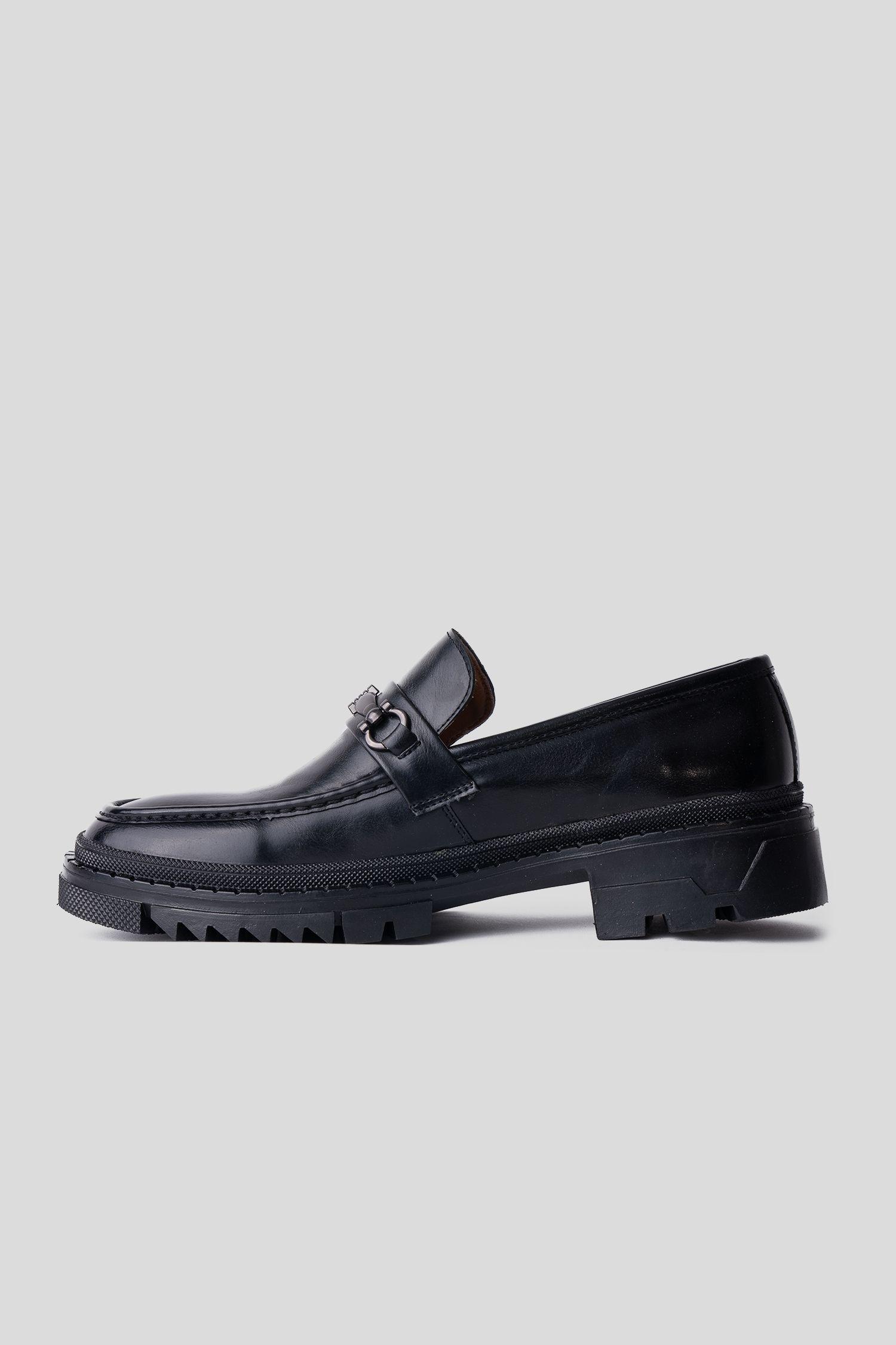 Mocasín Urbano Tassel Negro Liso Zameta-1