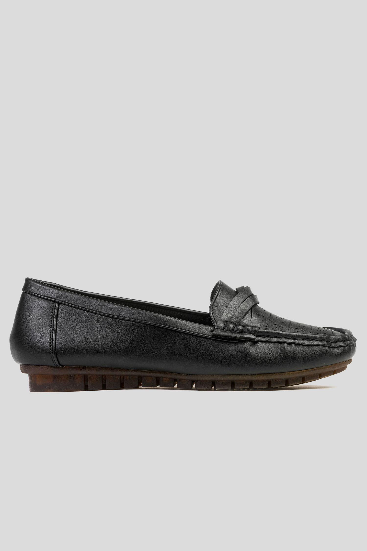 Mocasin Mujer Negro Helen Chancleta-0