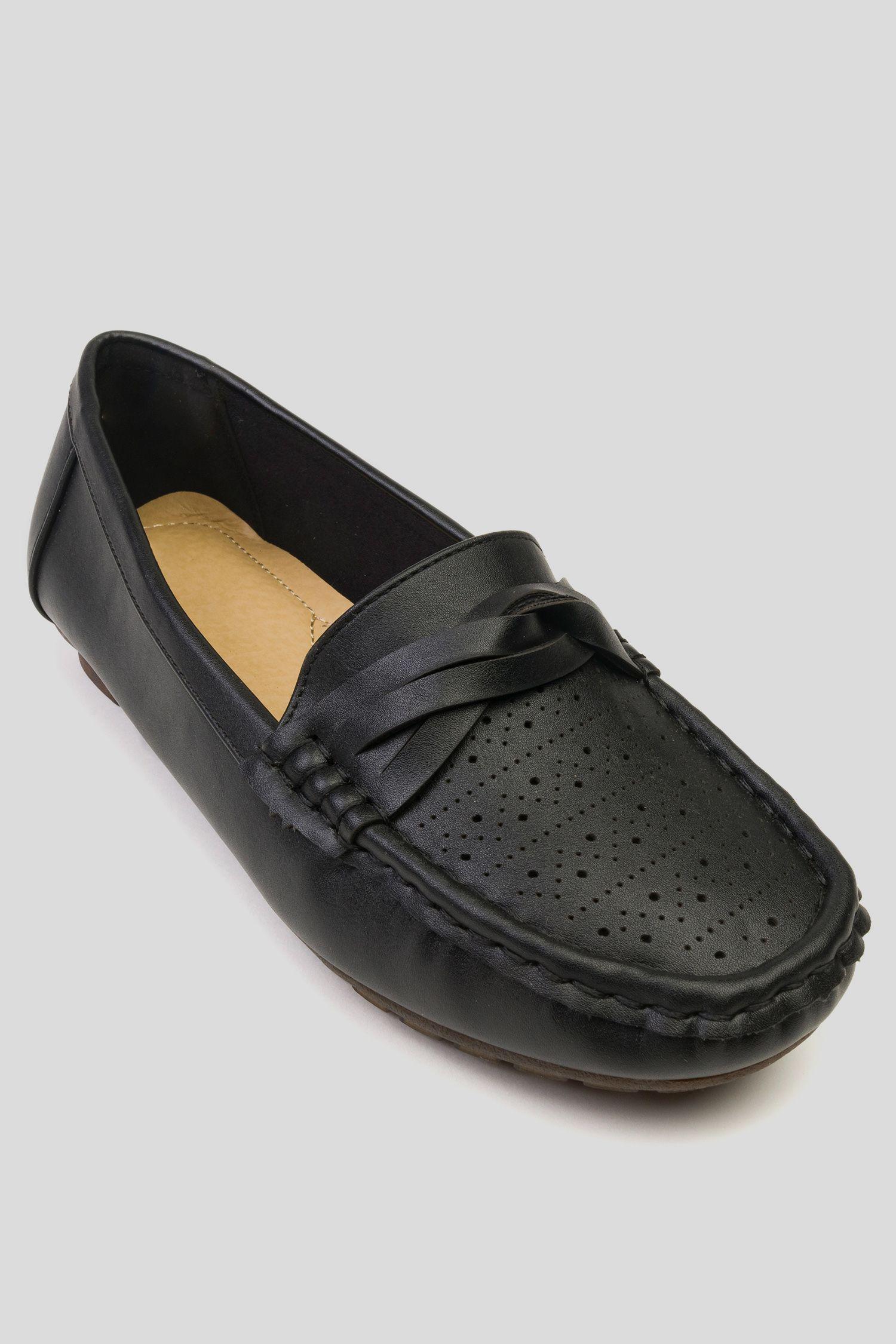 Mocasin Mujer Negro Helen Chancleta-2