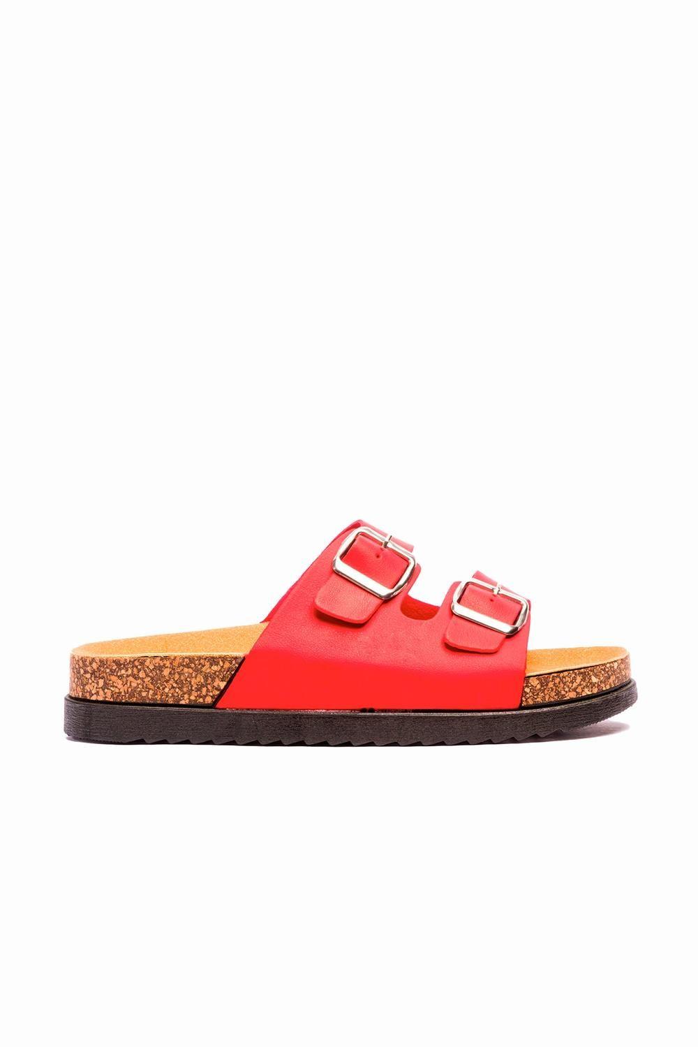 Sandalia Mujer Rojo Krishna Chinitown-0