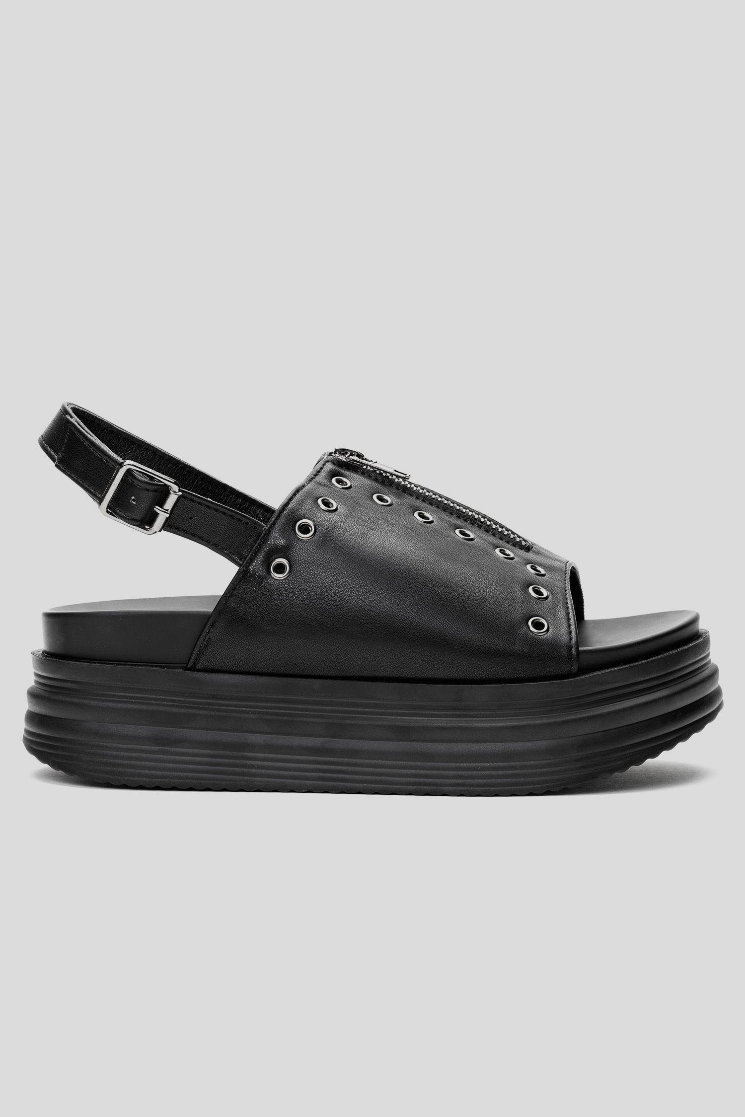 Sandalia Mujer Negro Agna Chancleta-0