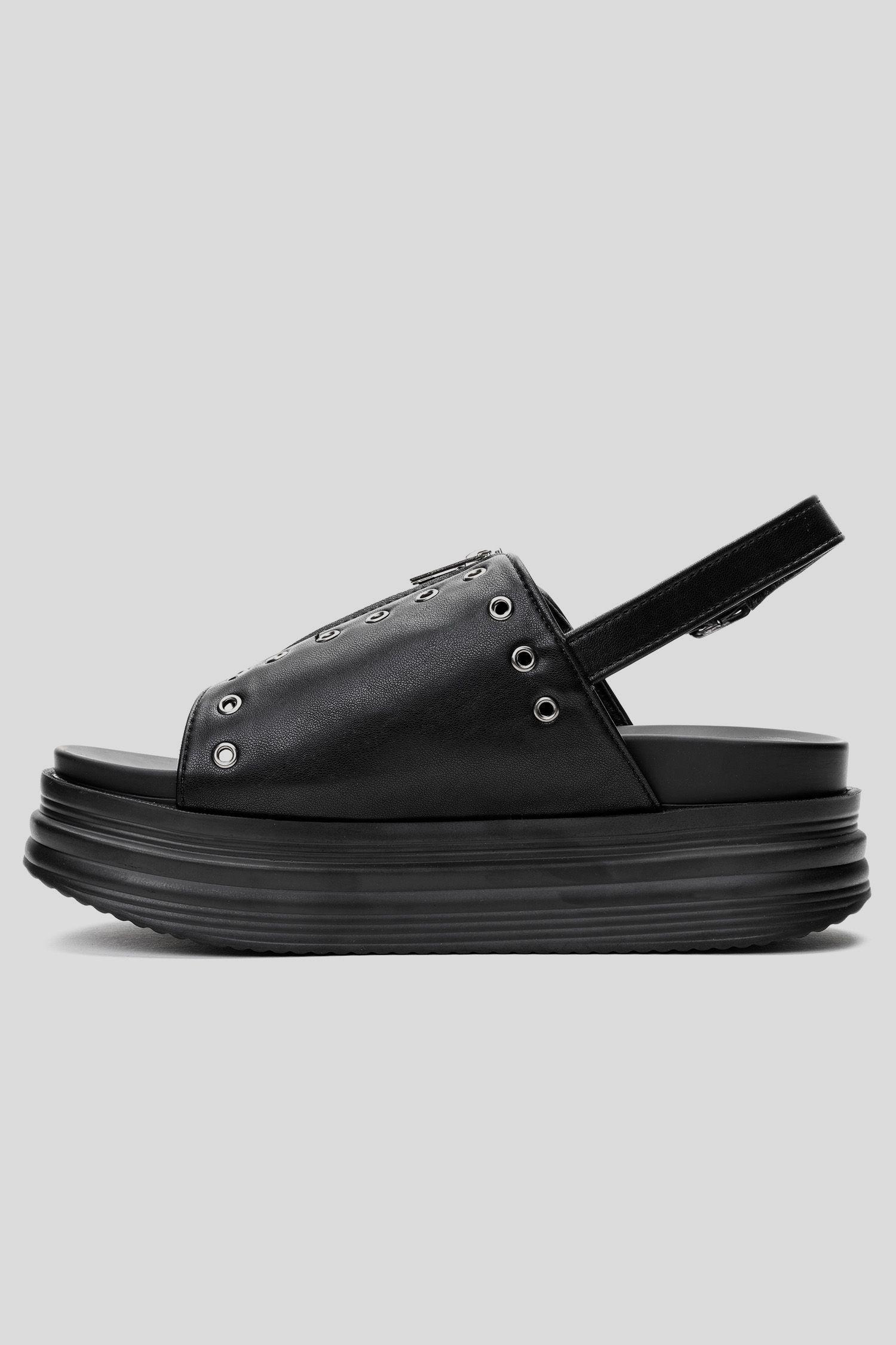 Sandalia Mujer Negro Agna Chancleta-1