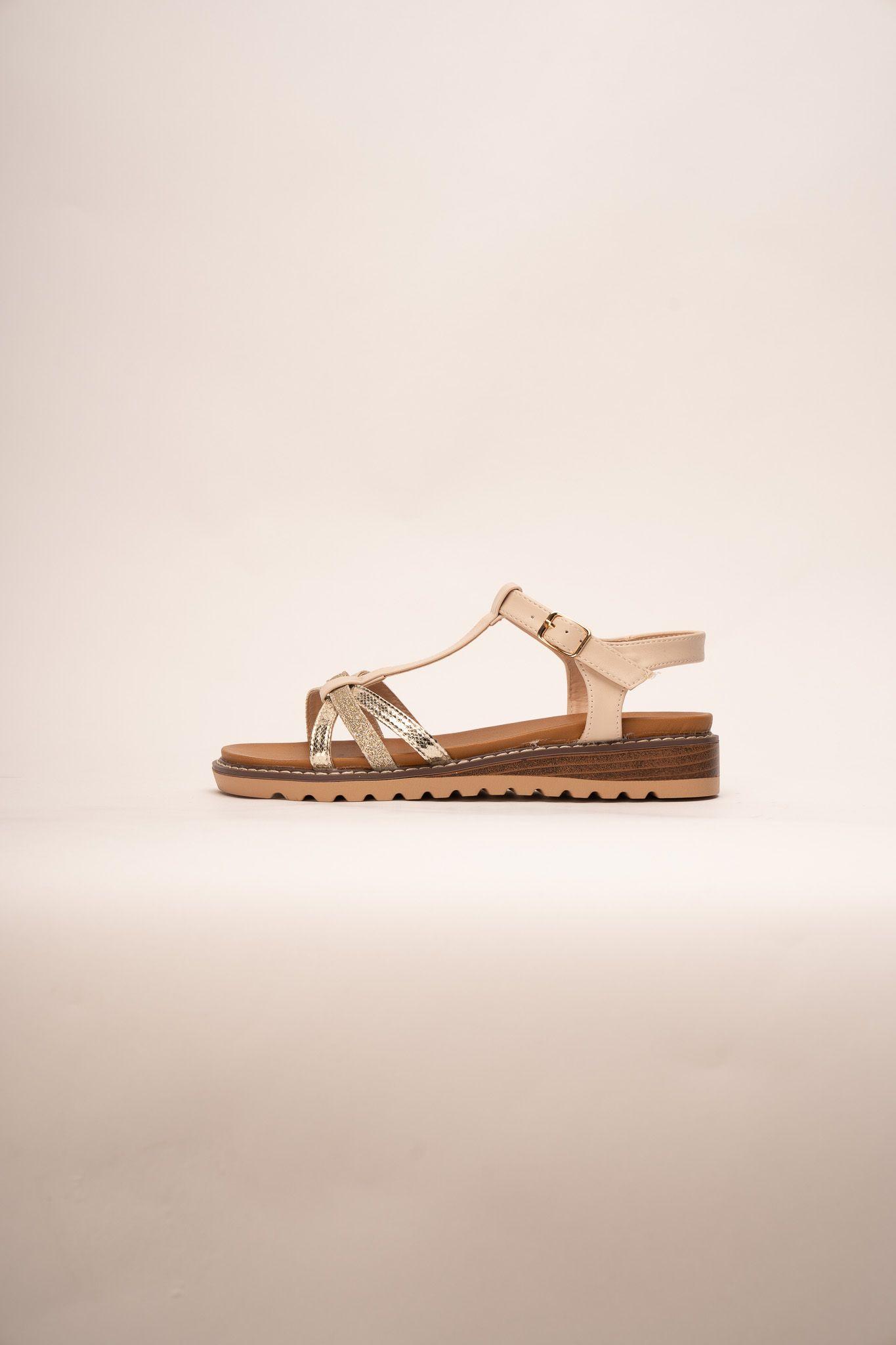 Sandalia Casual Mujer Beige Lujain Chinitown-0