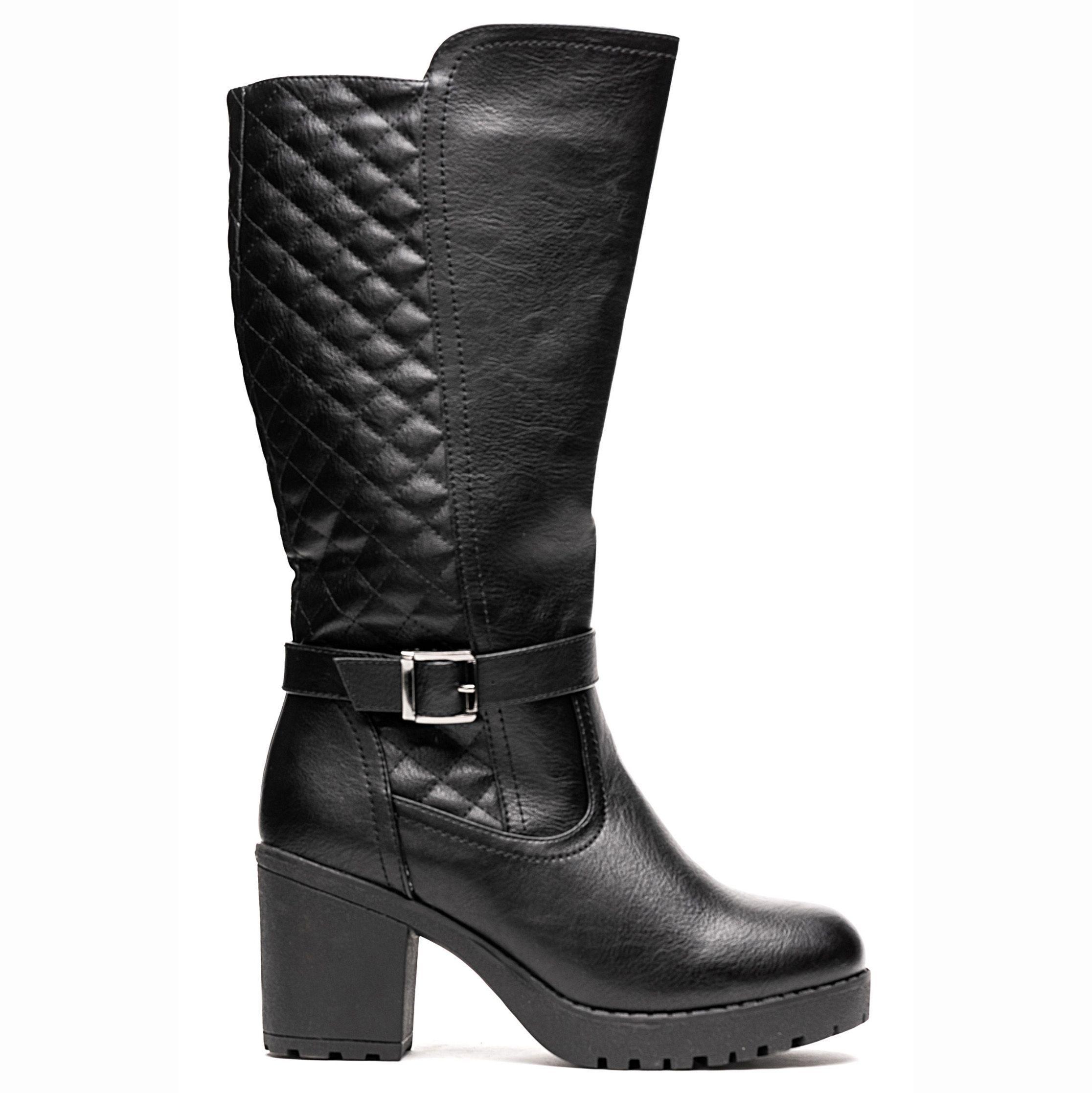 Bota Mujer Negro Driscu Chancleta-0