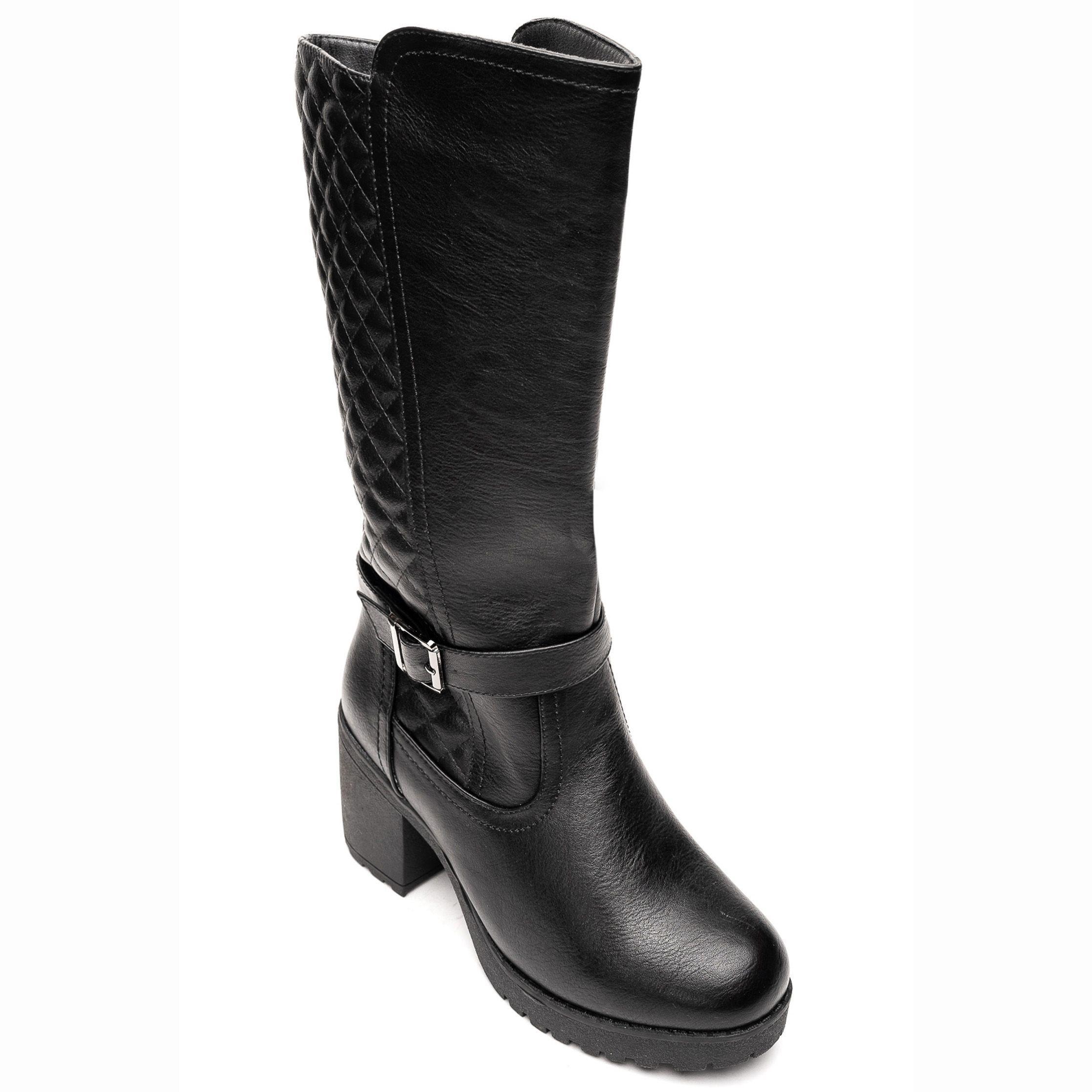 Bota Mujer Negro Driscu Chancleta-2