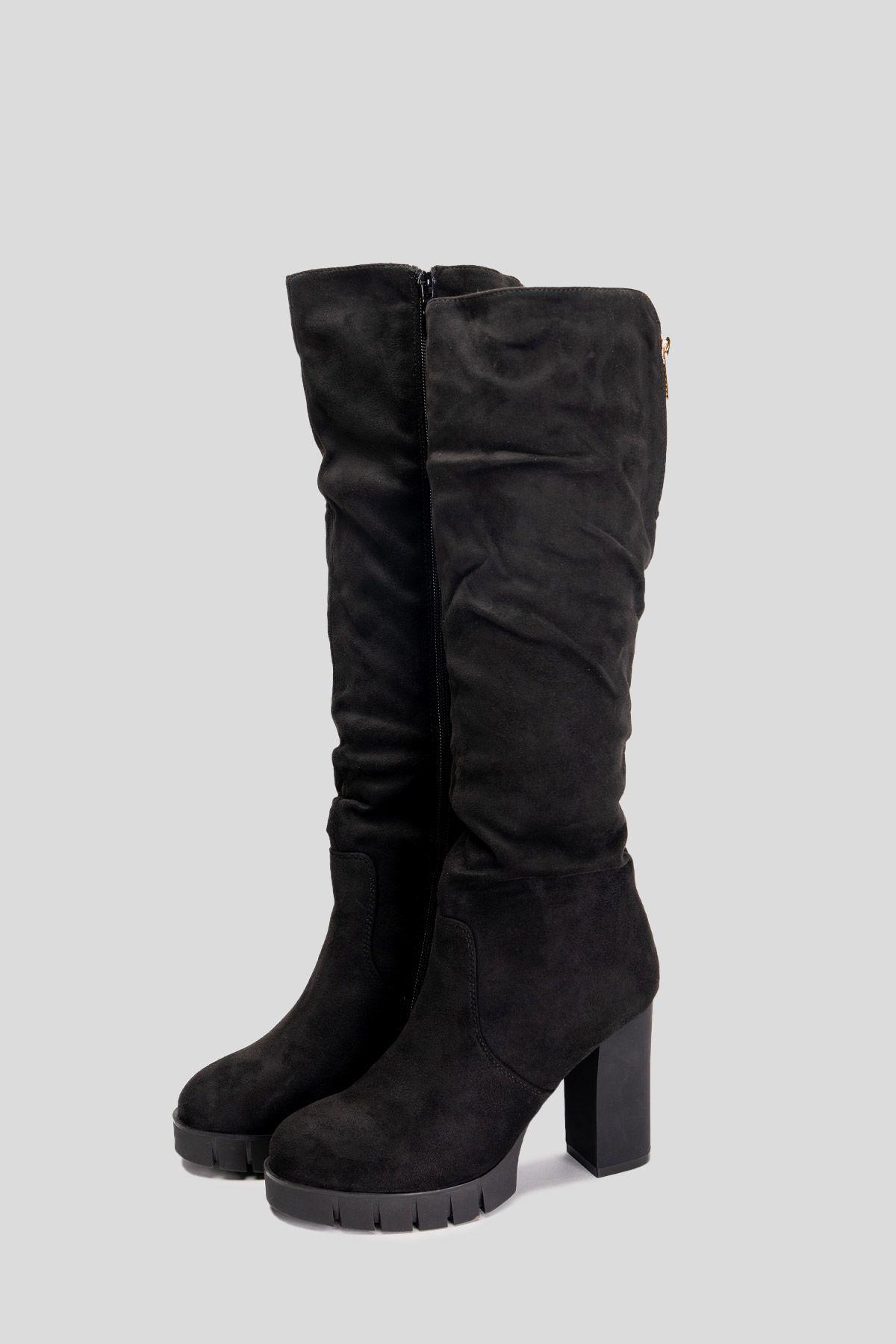 Bota Larga Mujer Negro Narkissa Chinitown-1