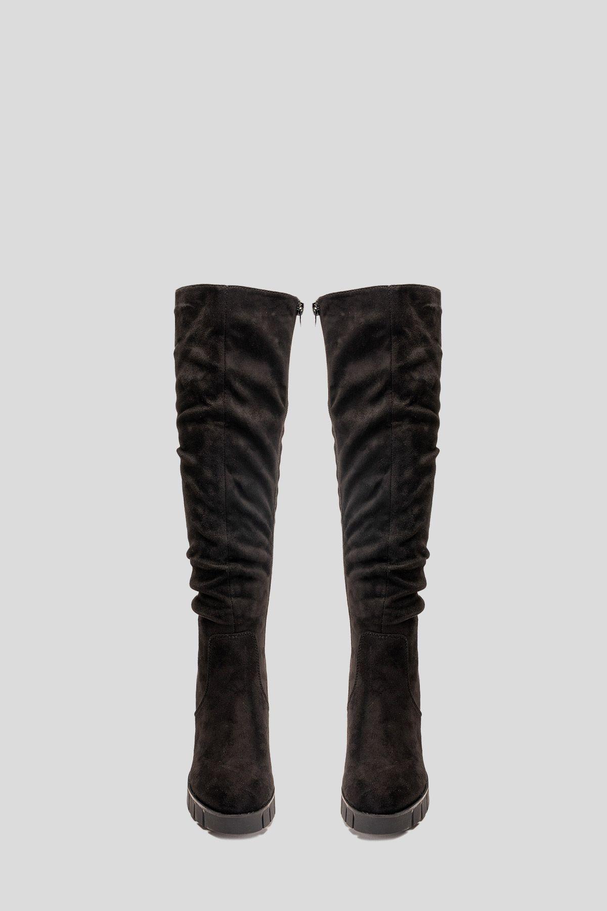 Bota Larga Mujer Negro Narkissa Chinitown-2