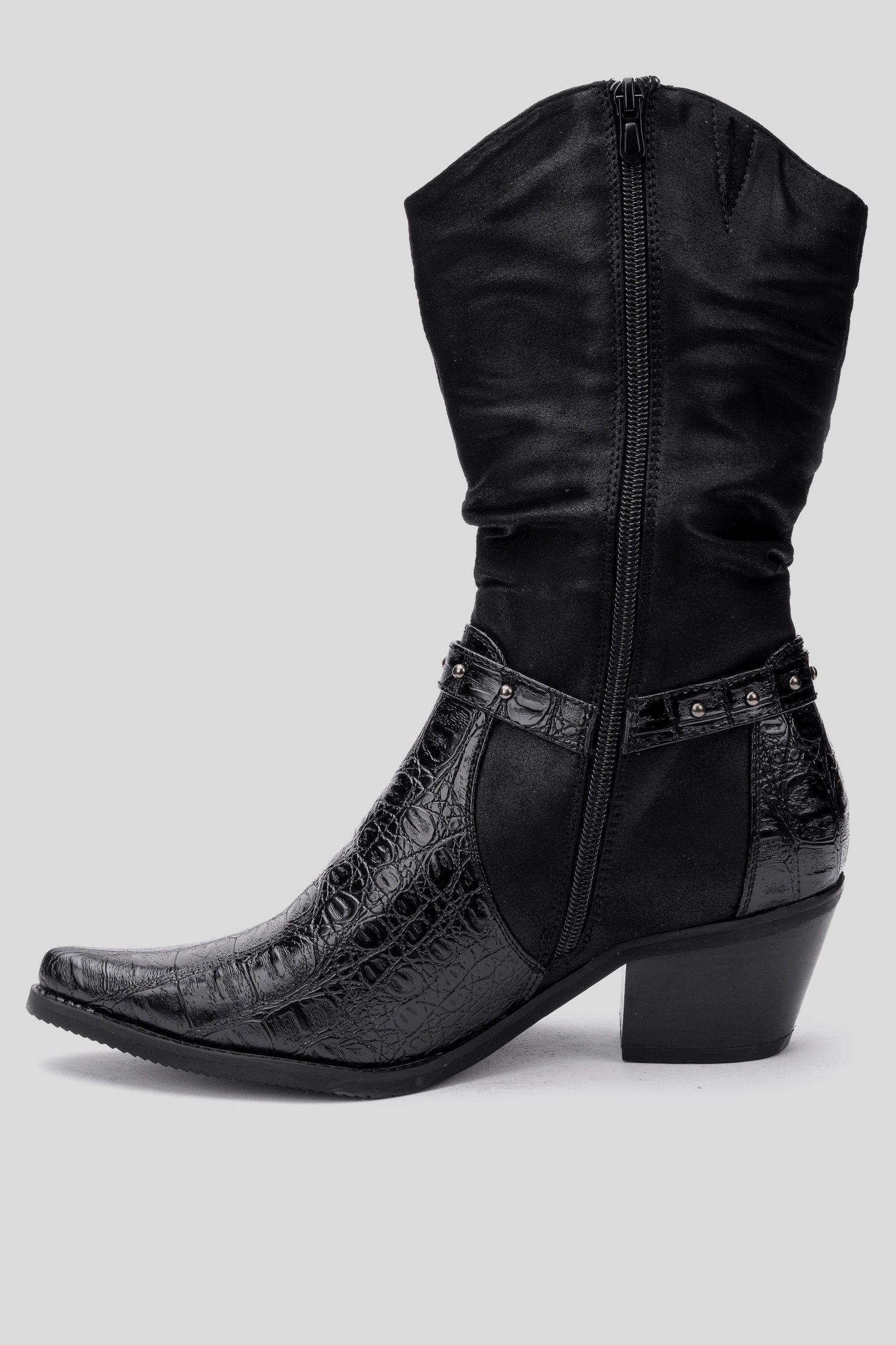Bota Mujer Negro Febe Chinitown-1