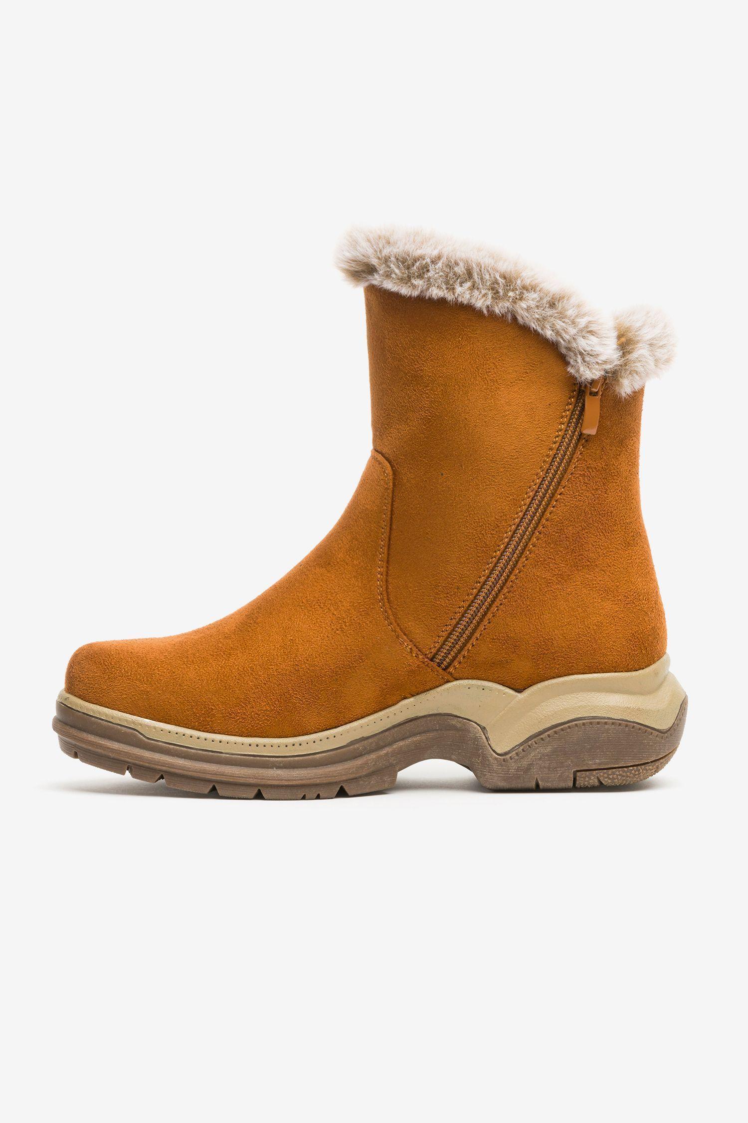 Bota Mujer Camel Nina Chancleta-1