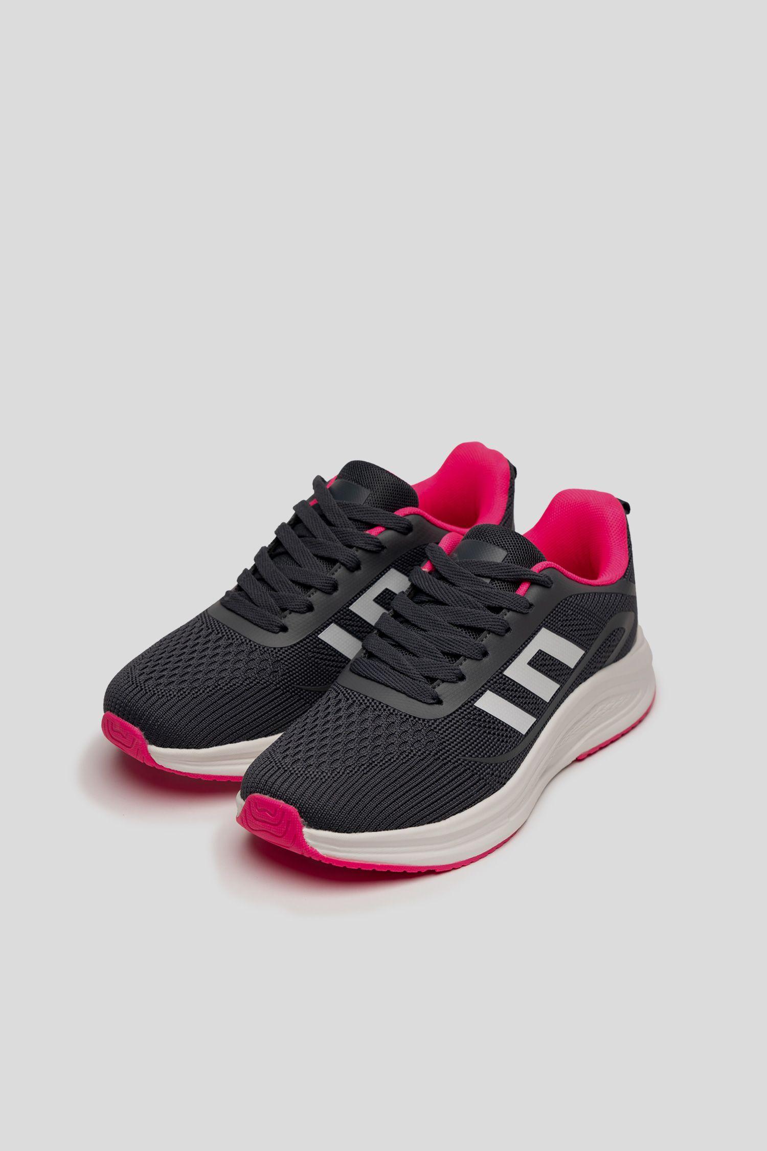 Zapatilla Mujer Gris Rosa Triale Chinitown-2