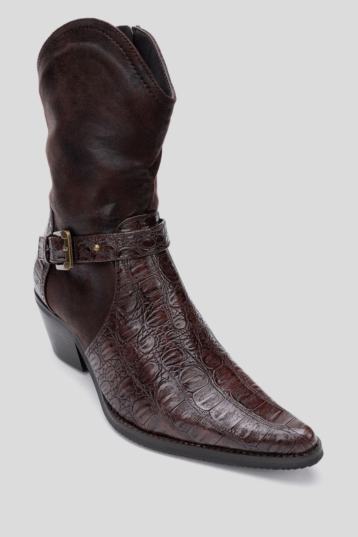 Bota Mujer Café oscuro Mazza Thunder Blue-2