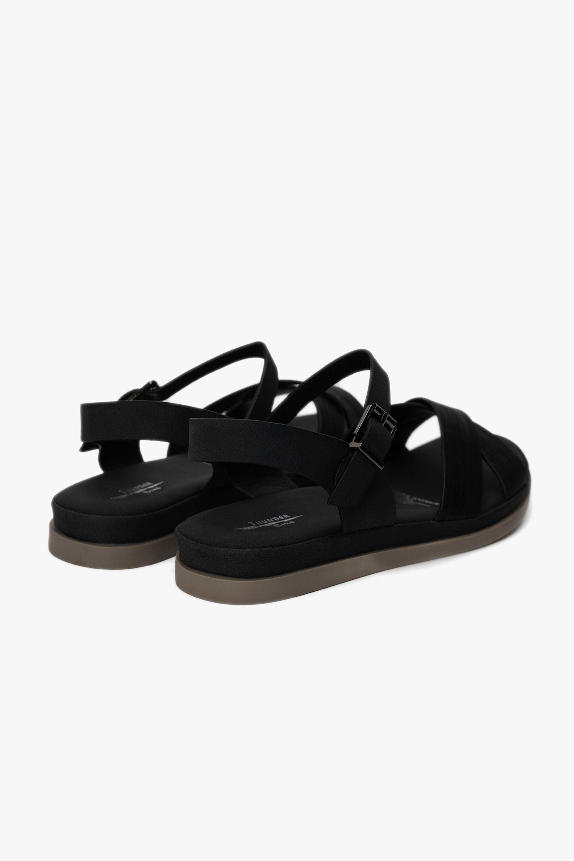 Sandalia Casual Mujer Negro Laurel Chinitown-1