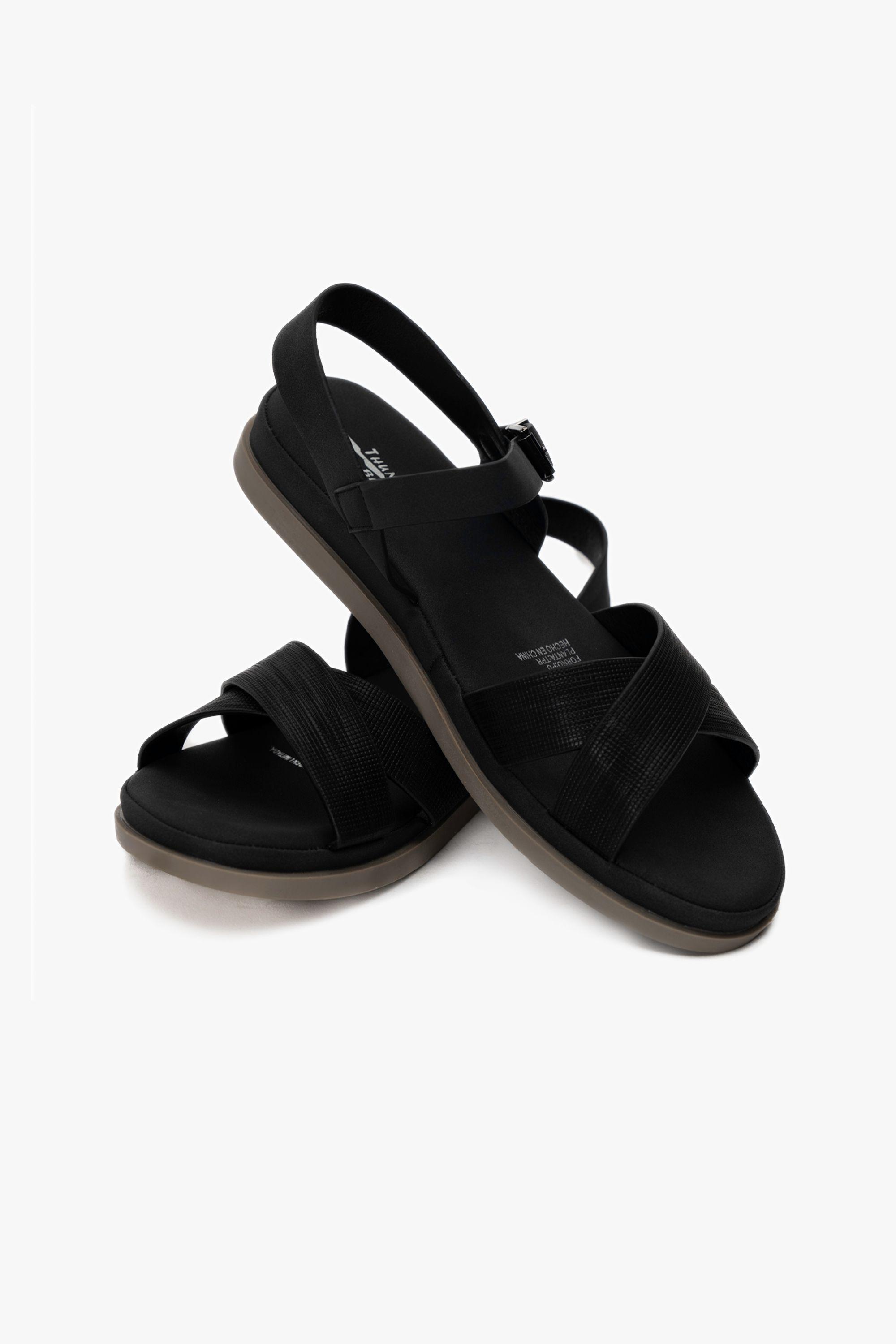 Sandalia Casual Mujer Negro Laurel Chinitown-3