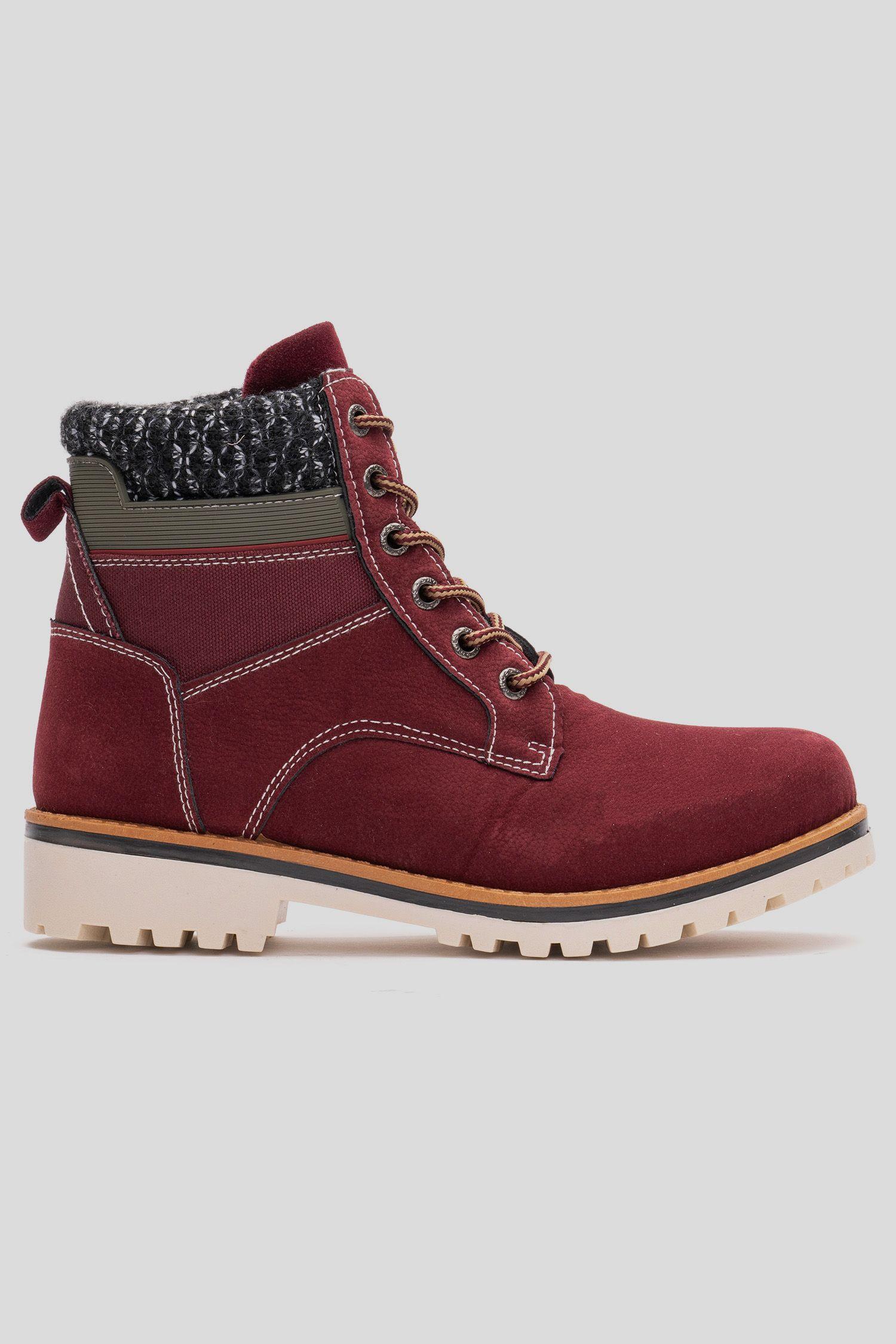 Botín Mujer Burdeo Brena Chinitown-0