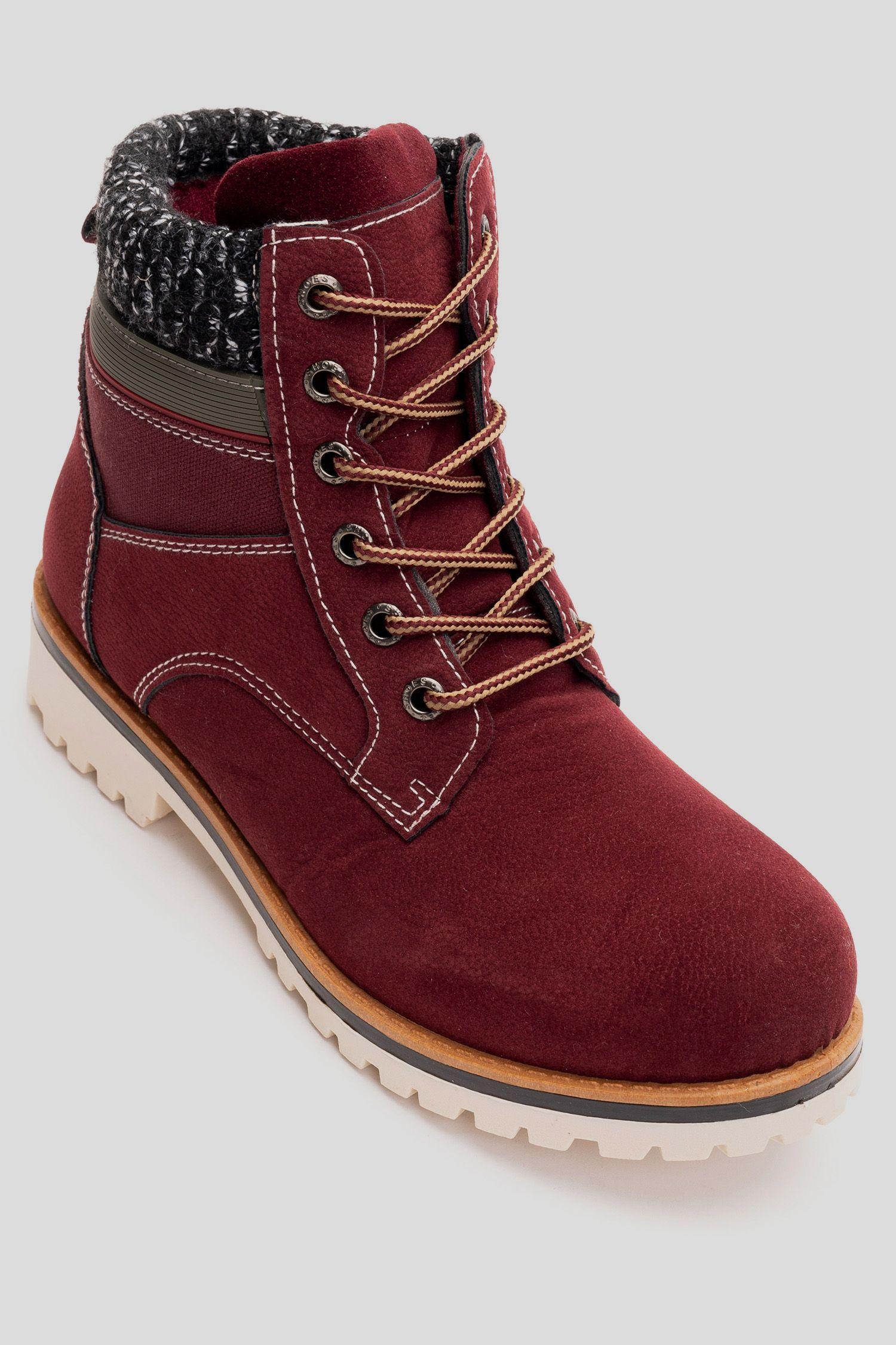 Botín Mujer Burdeo Brena Chinitown-2