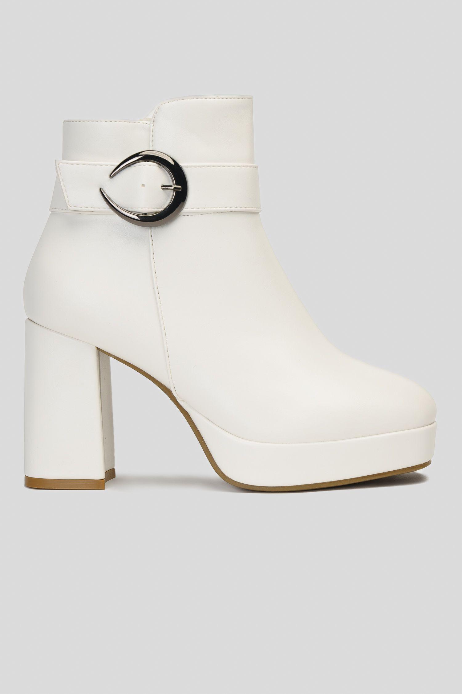 Botín Mujer Blanco Kaelyn Thunder Blue-0