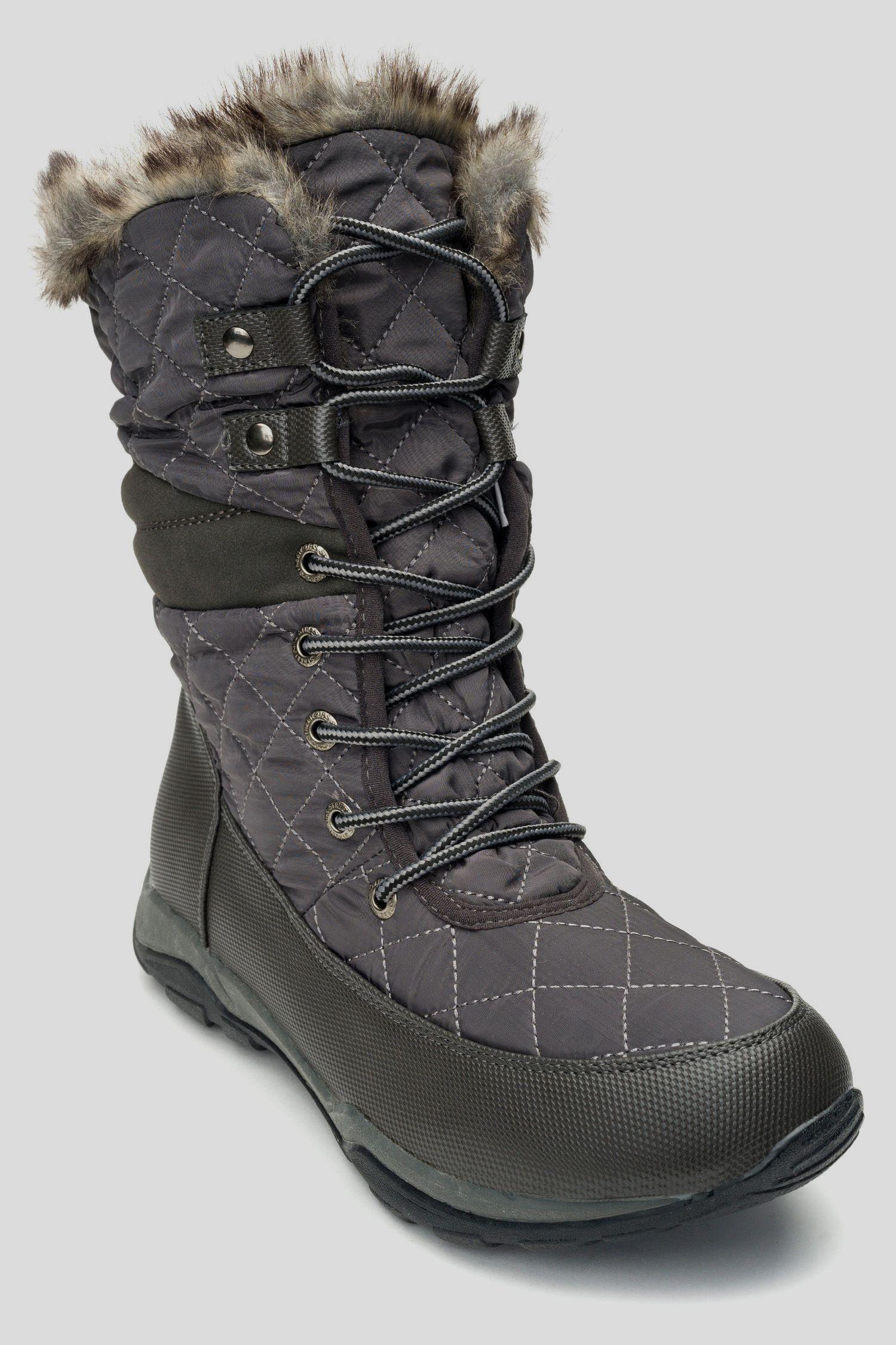 Bota Invernal Mujer Gris Roma Chinitown-2