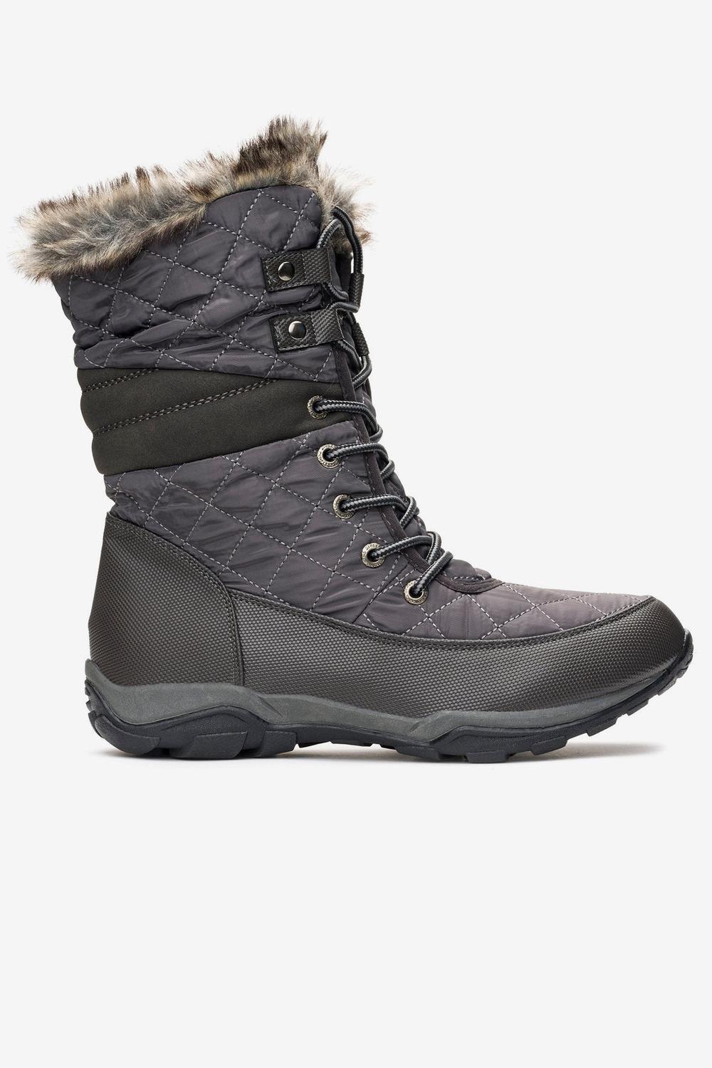 Bota Invernal Mujer Gris Roma Chinitown-0