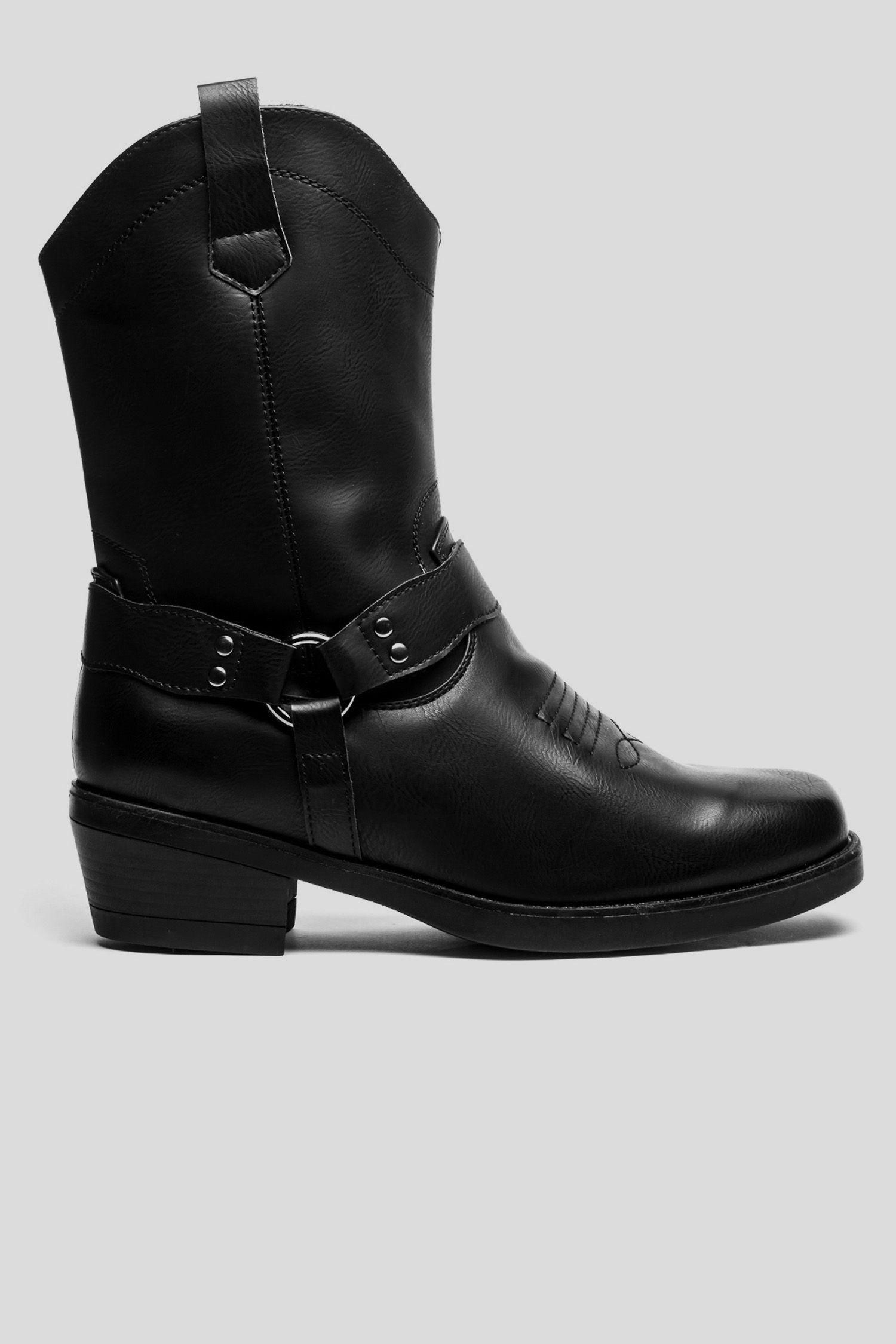 Bota Hombre Negro Adrián Chinitown-0