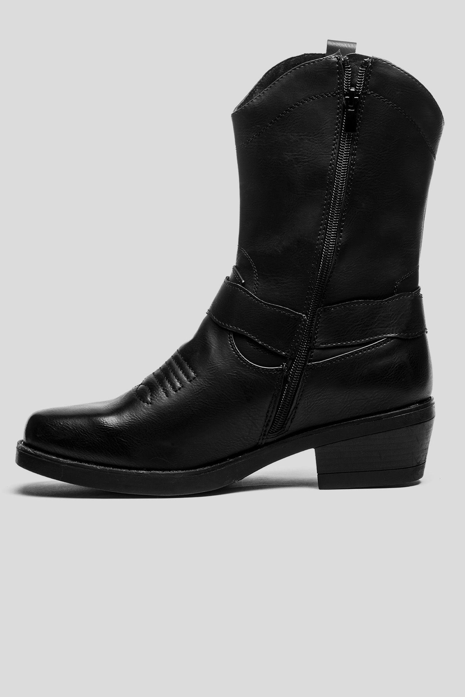 Bota Hombre Negro Adrián Chinitown-1