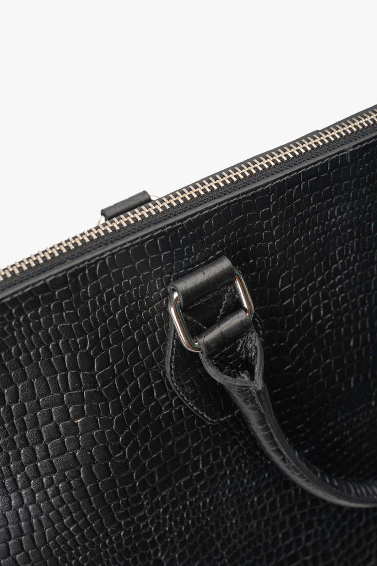 Bolso de Diseñador Negro Raptor Landazuri-5