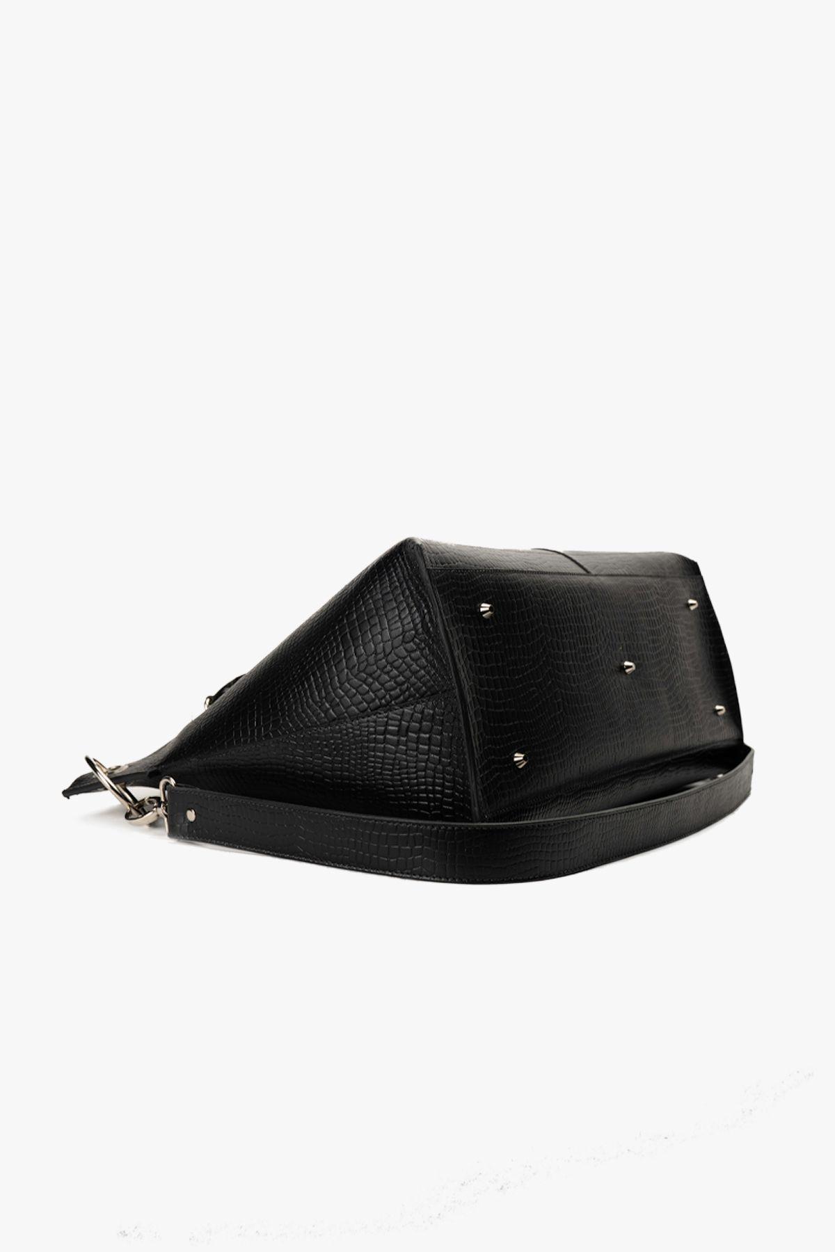 Bolso de Diseñador Negro Raptor Landazuri-7