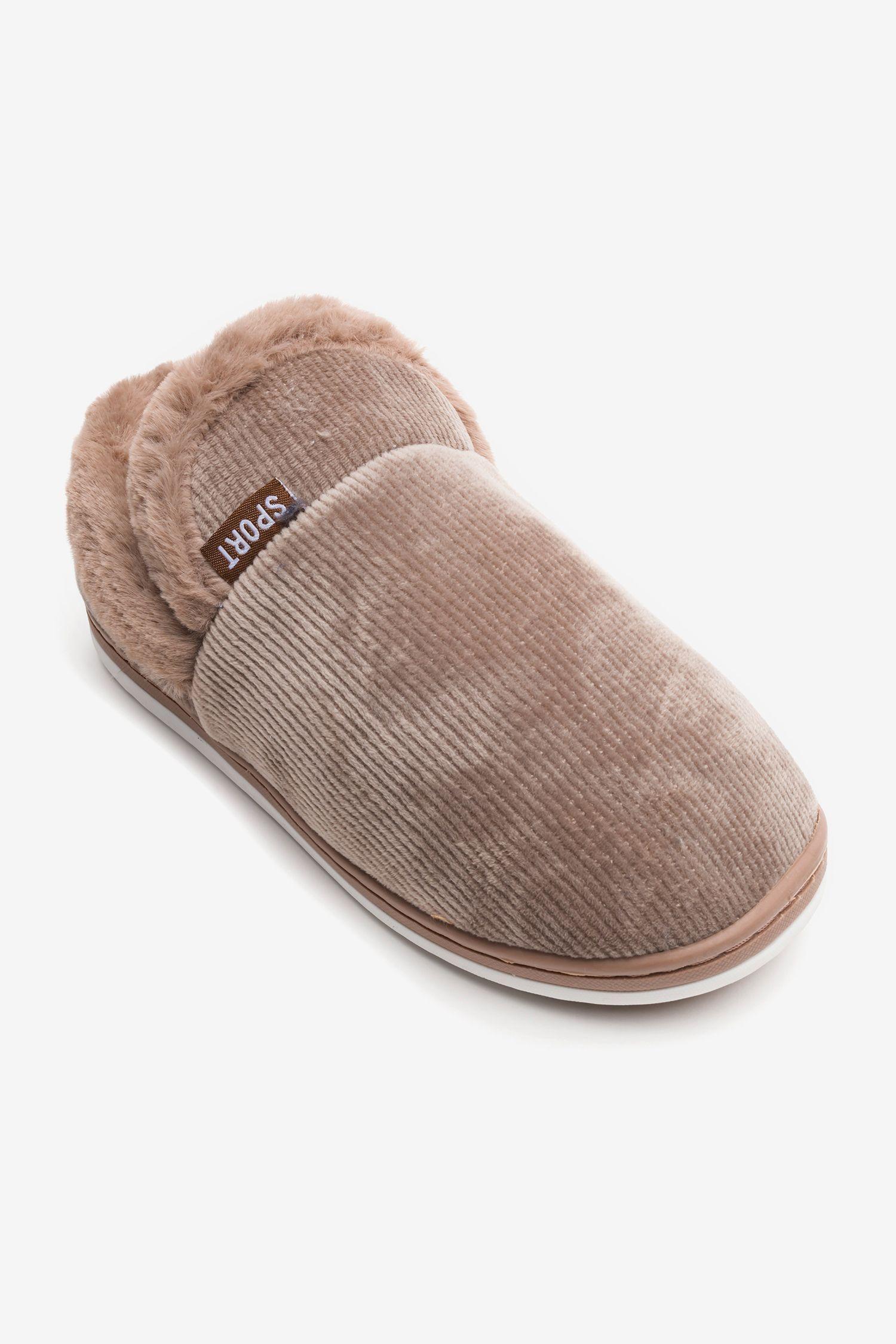 Pantufla Hombre Café claro Simio Chancleta-2