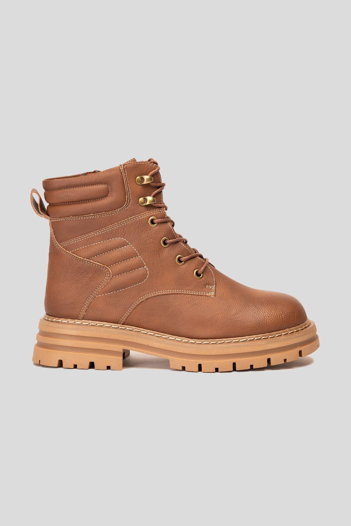 Botín Casual Mujer Camel Zetu Chinitown-0