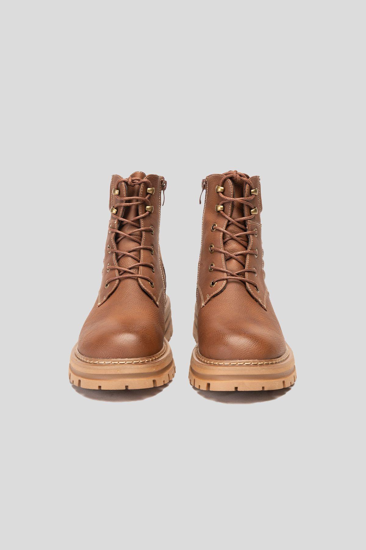 Botín Casual Mujer Camel Zetu Chinitown-3