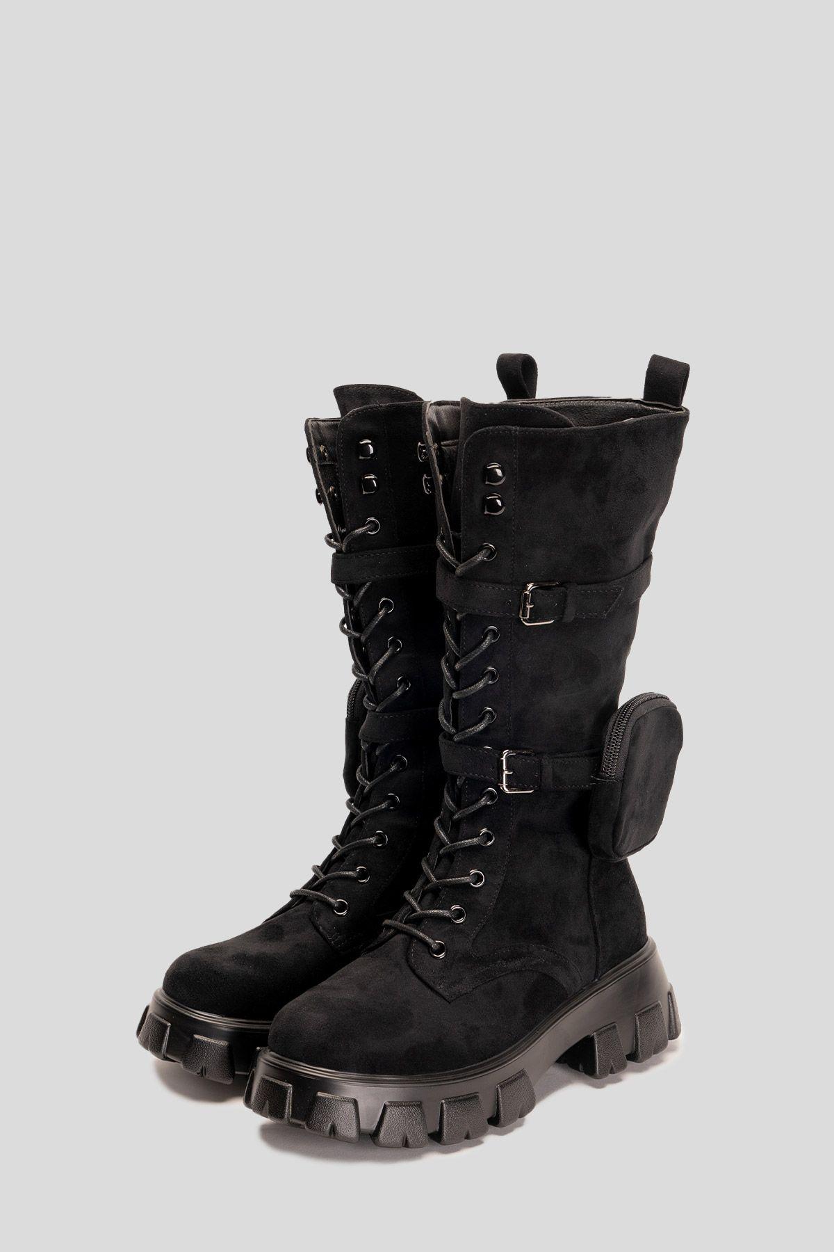 Bota Larga Mujer Negro Varushka Chinitown-1