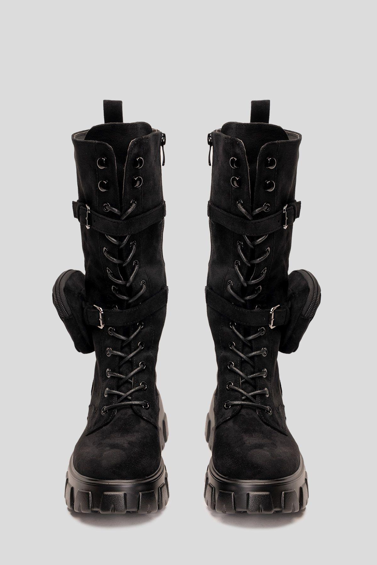 Bota Larga Mujer Negro Varushka Chinitown-2