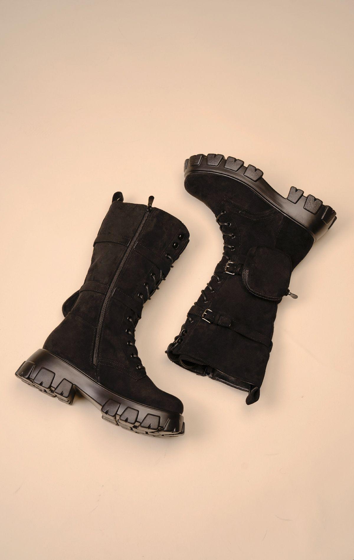 Bota Larga Mujer Negro Varushka Chinitown-4