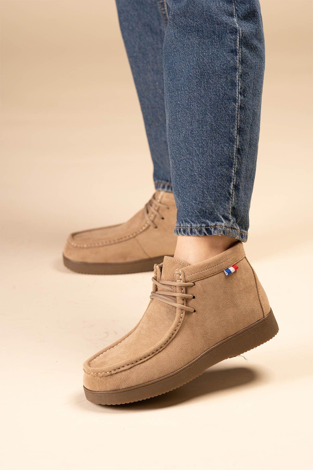 Zapato Casual Mujer Khaki Zanele Chinitown-4