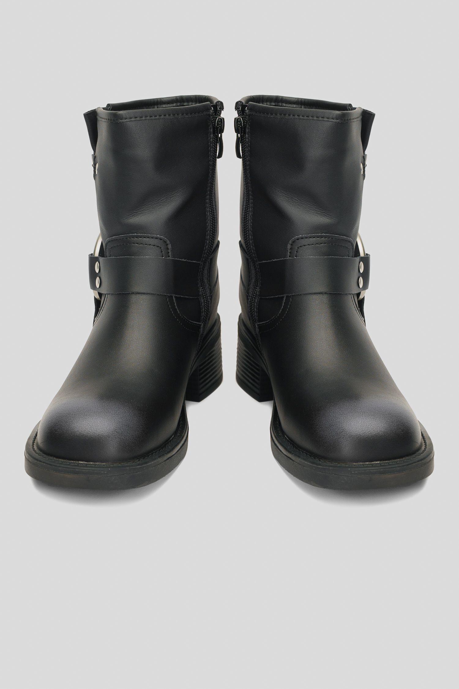 Botín Mujer Negro Dahia Thunder Blue-3