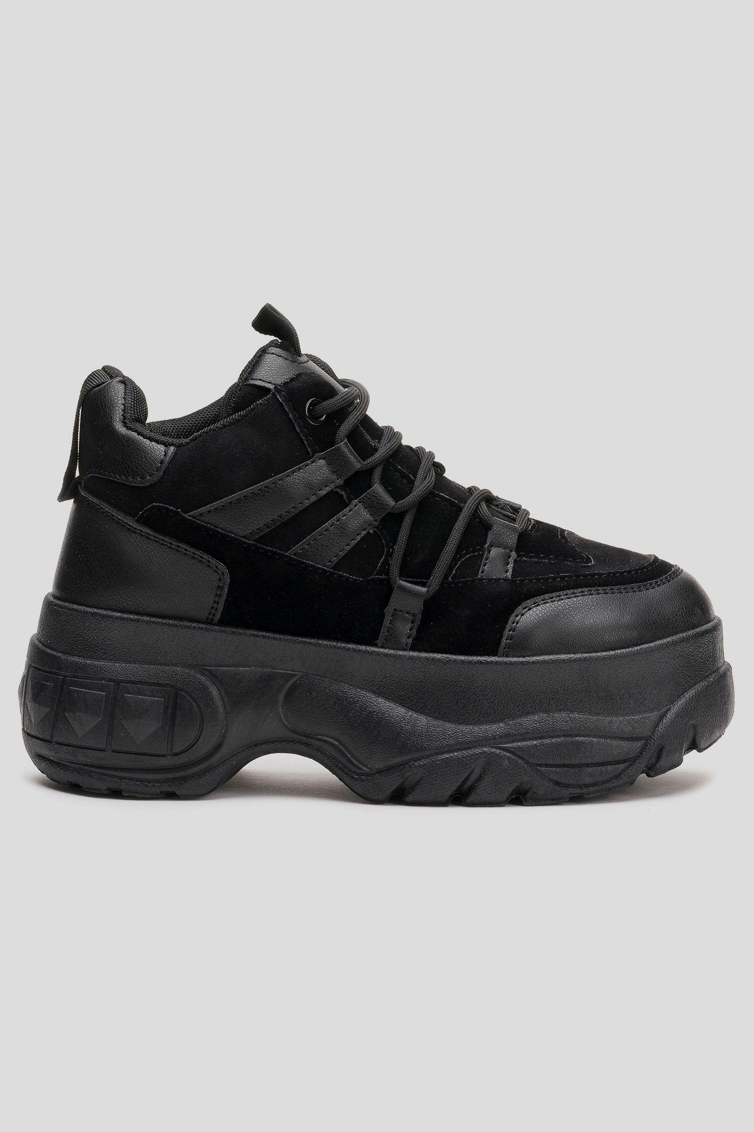 Zapatilla Mujer Negro Maren Heriel-0