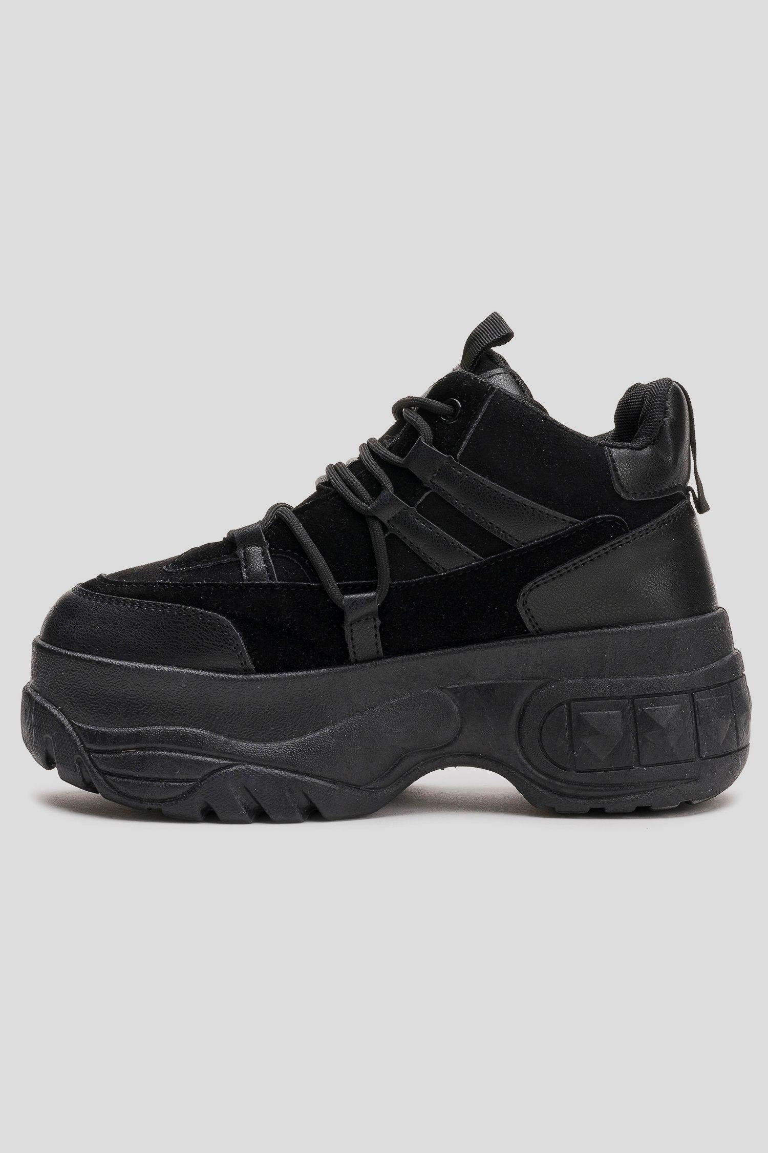 Zapatilla Mujer Negro Maren Heriel-1