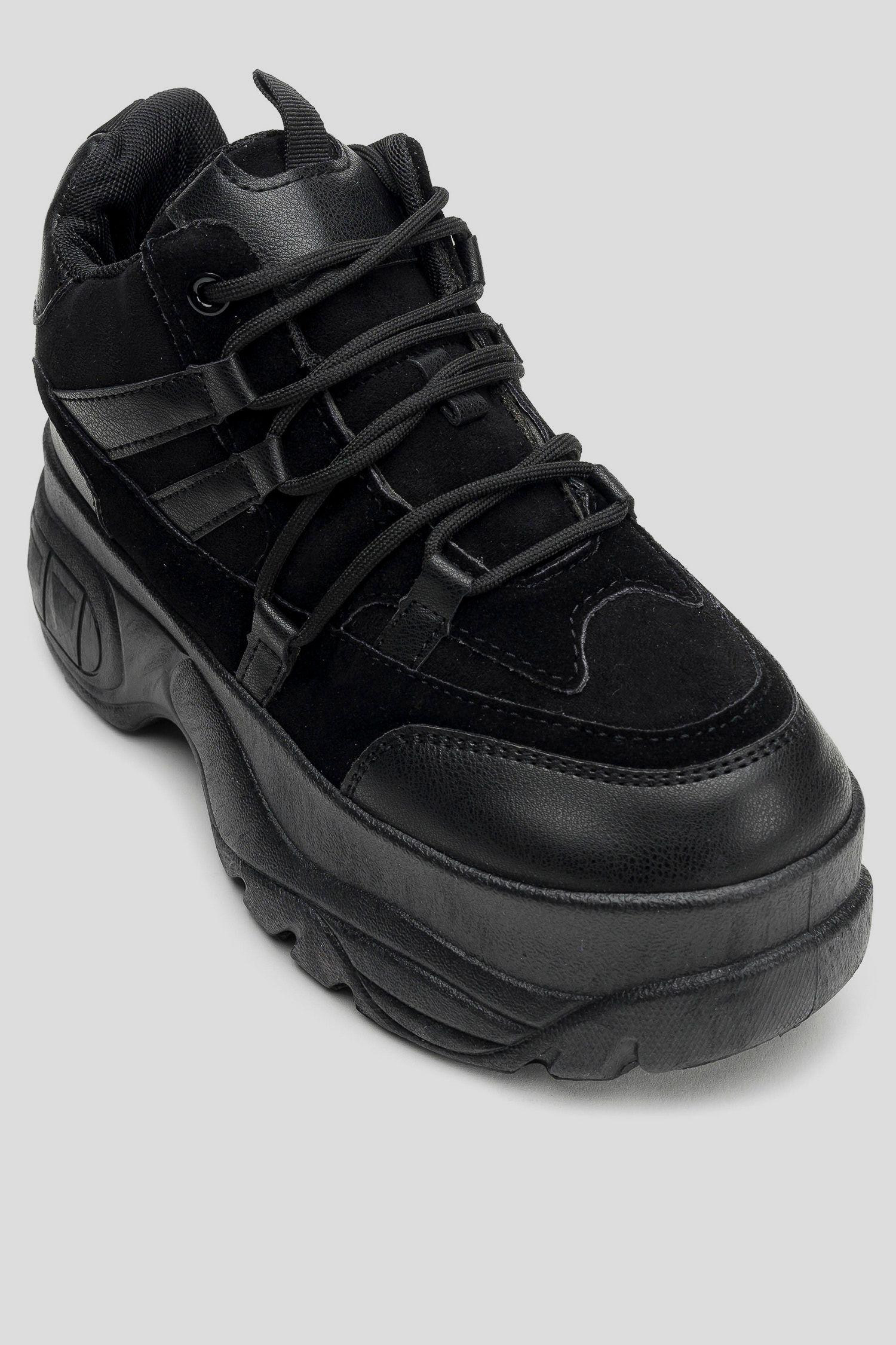 Zapatilla Mujer Negro Maren Heriel-2
