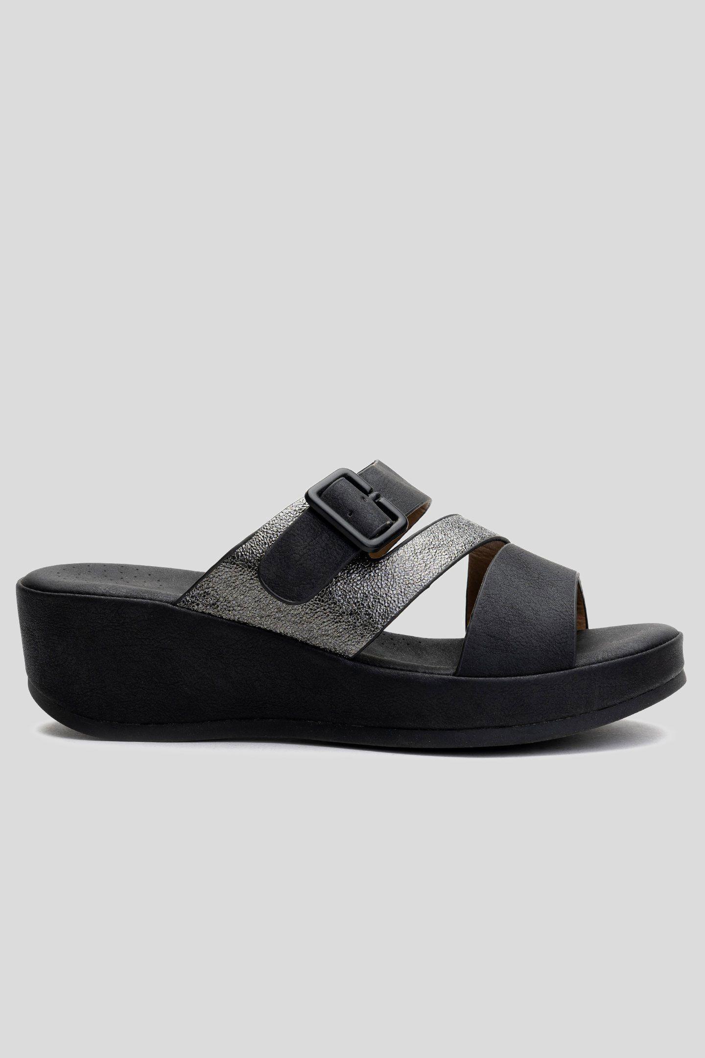 Sandalia Mujer Negro New Caroline Chinitown-0