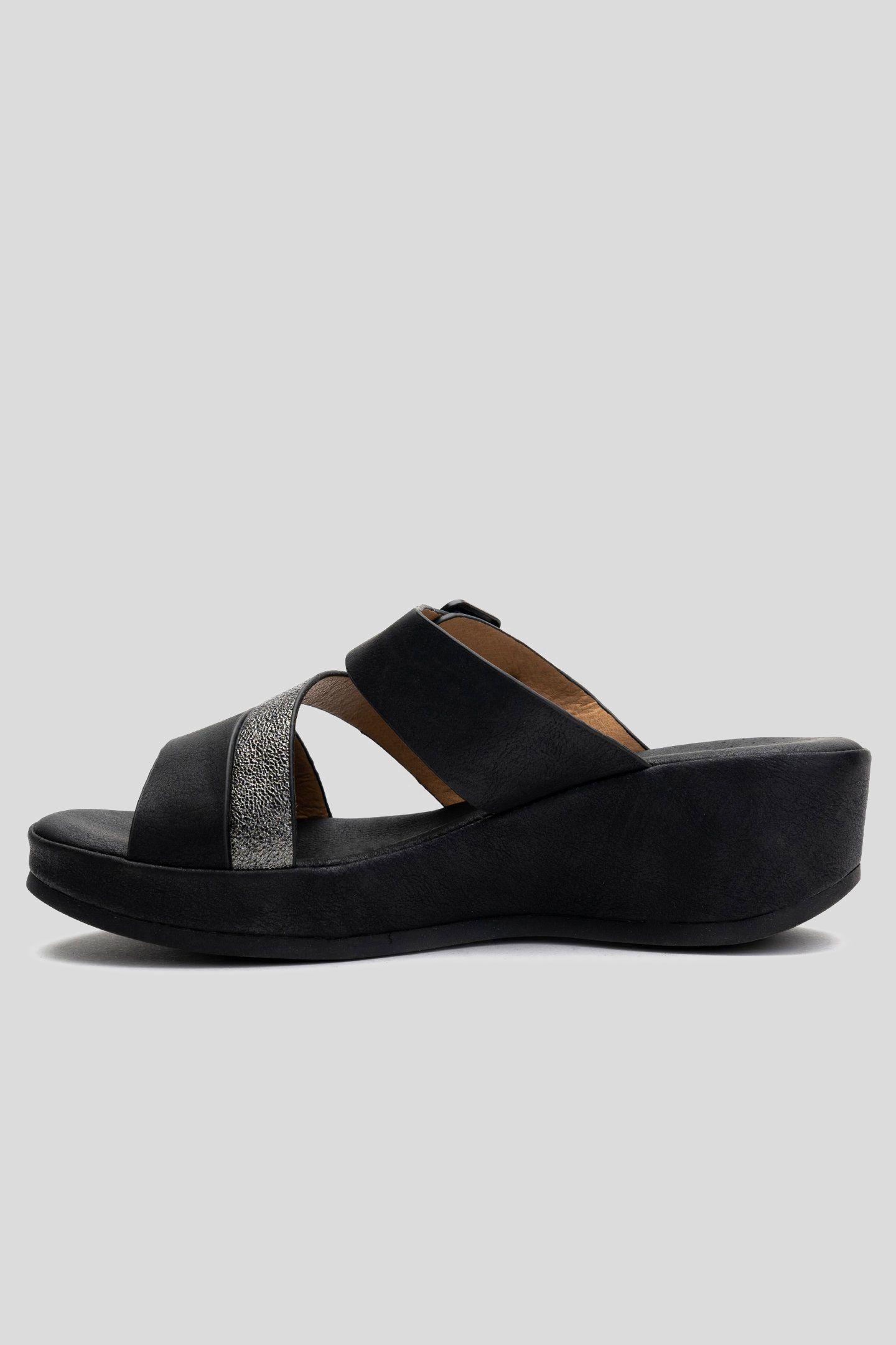 Sandalia Mujer Negro New Caroline Chinitown-1