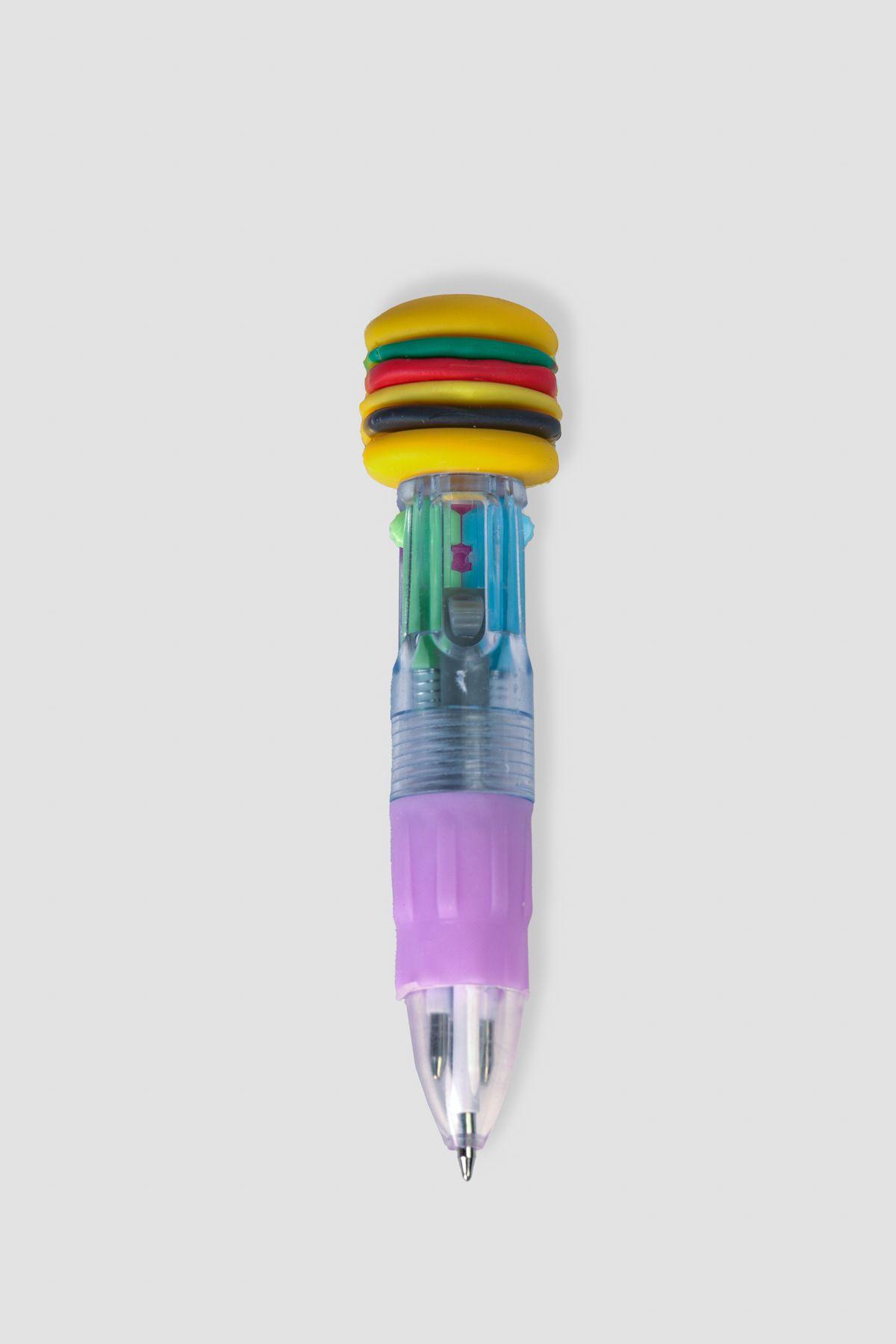 Lápiz Diseño Hamburguesa Cuatro Colores 10cm Chinitown-0
