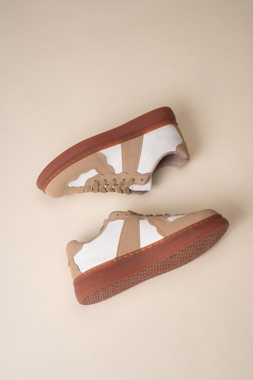 Zapatilla Mujer Beige Silvi Chinitown-4
