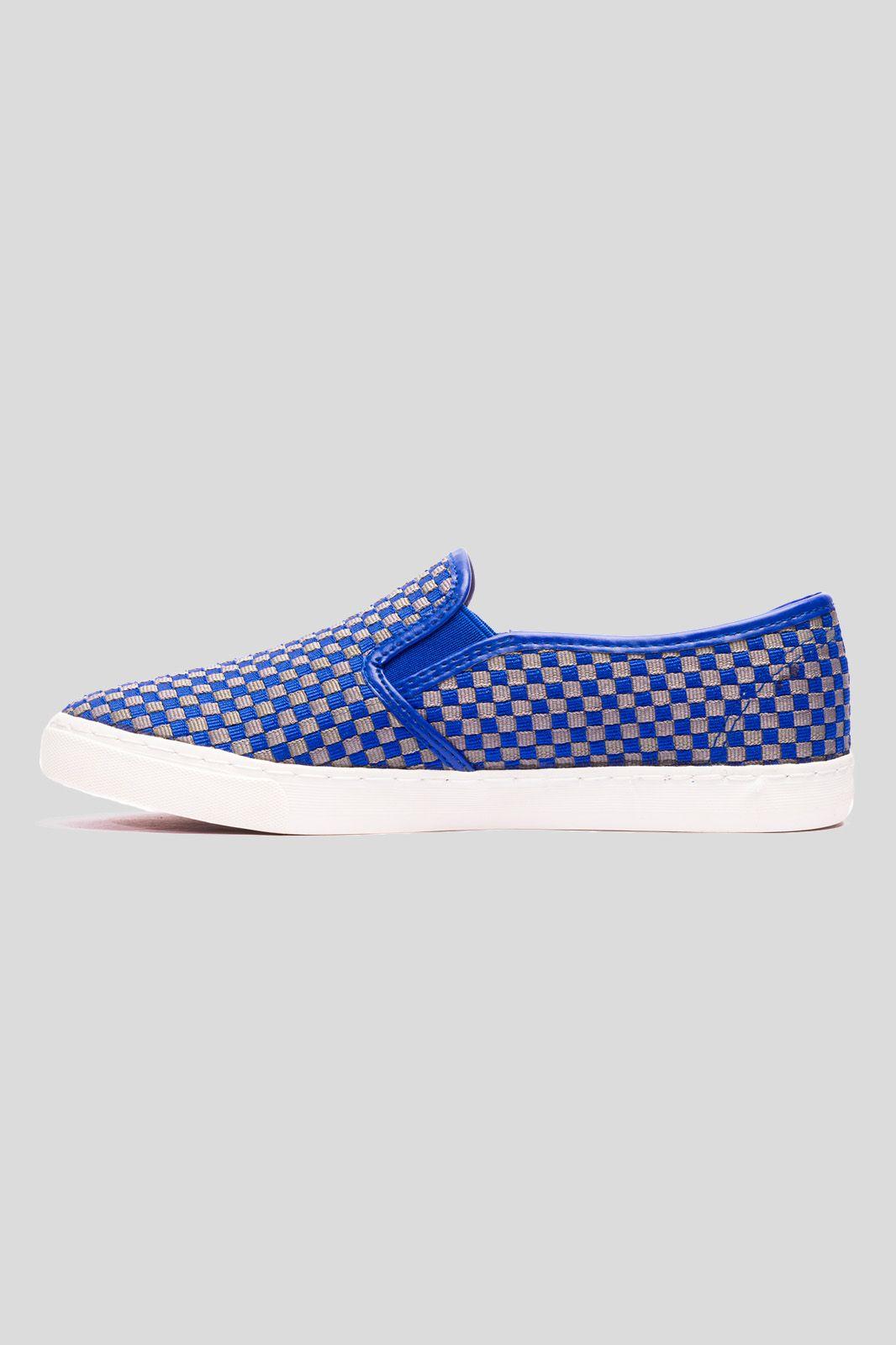 Zapatilla Mujer Azul Endler Chancleta-1