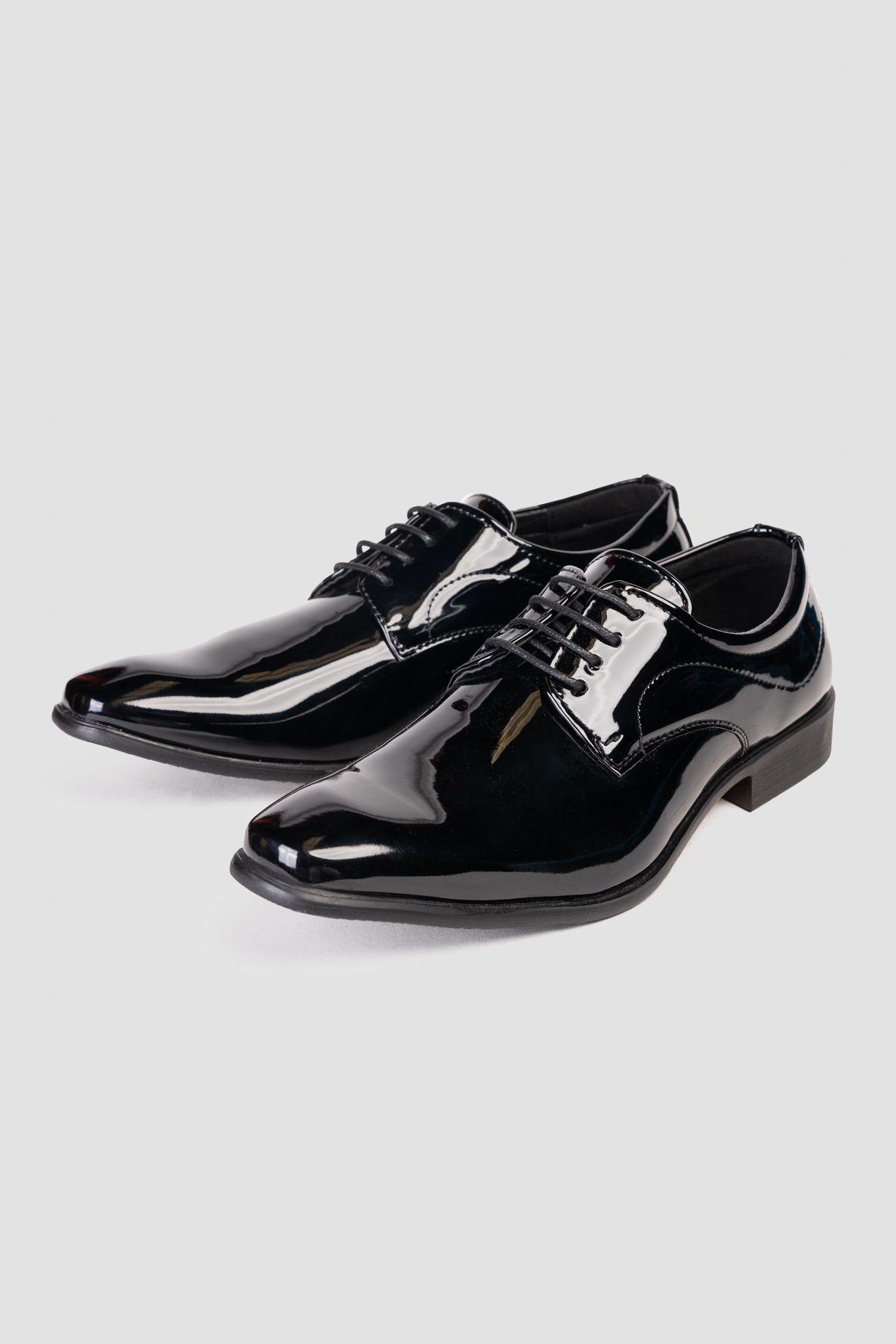 Zapato Hombre Negro Charol Neizan Thunder Blue-2