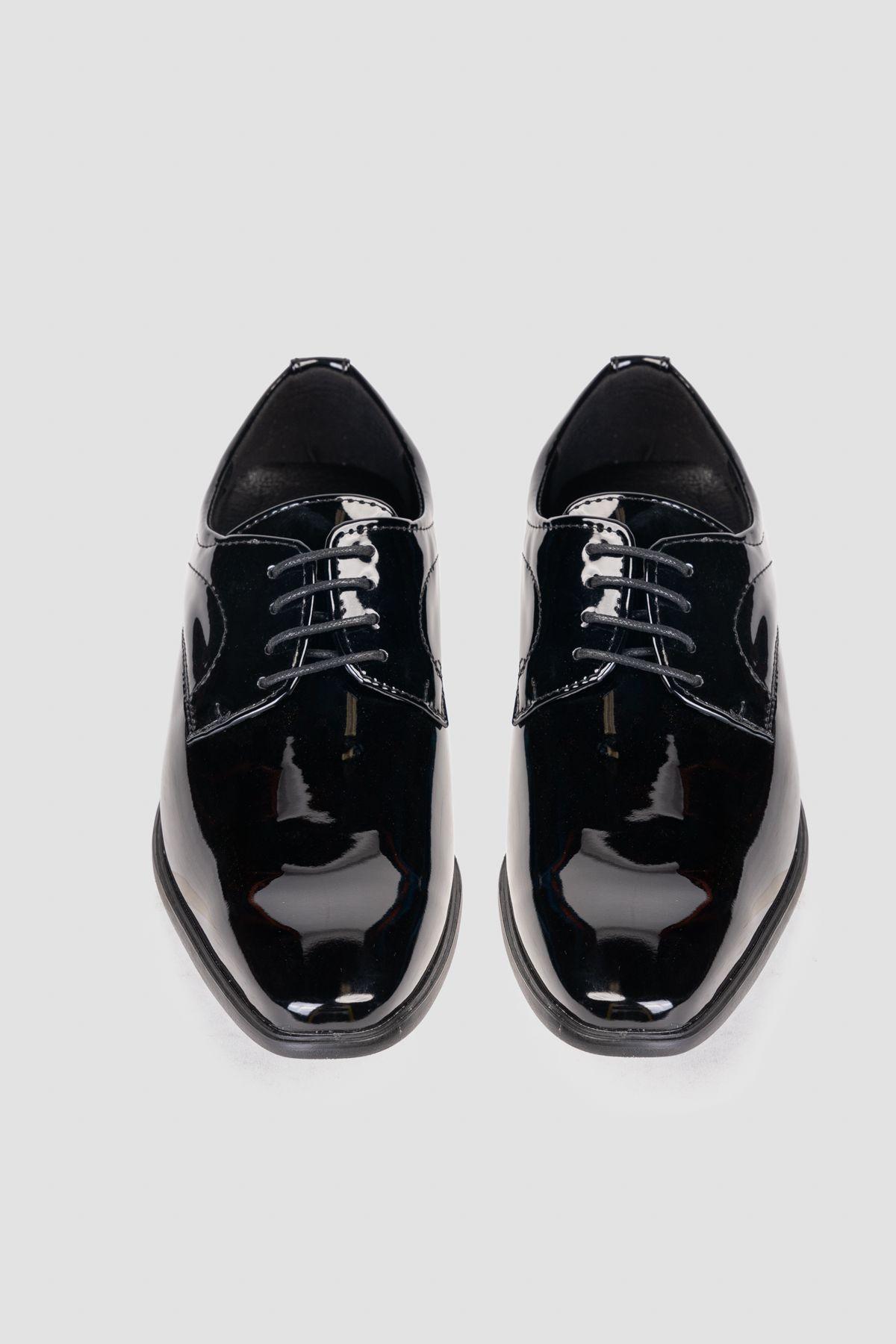 Zapato Hombre Negro Charol Neizan Thunder Blue-3