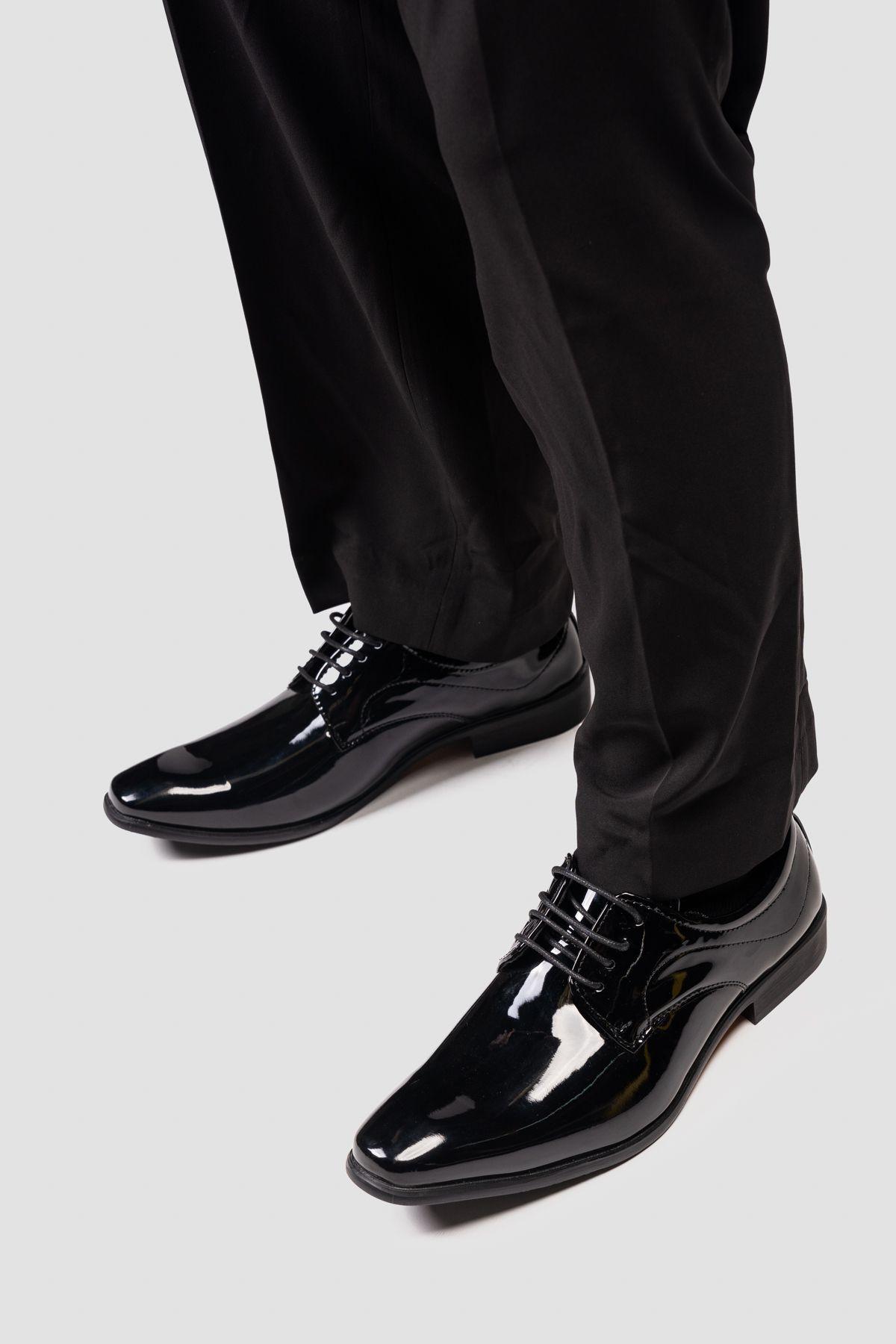 Zapato Hombre Negro Charol Neizan Thunder Blue-1