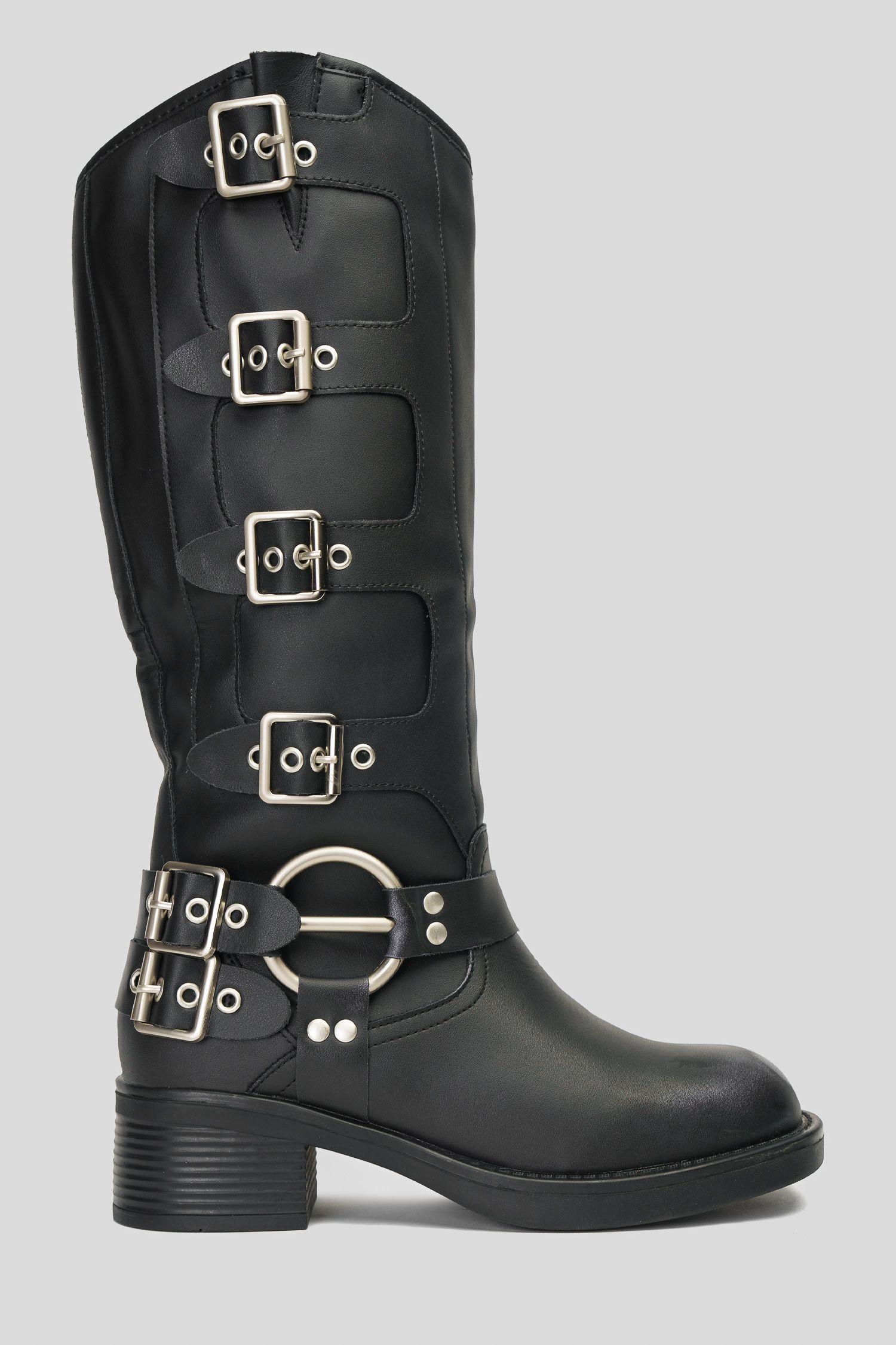 Bota Mujer Negro Farid Thunder Blue-0